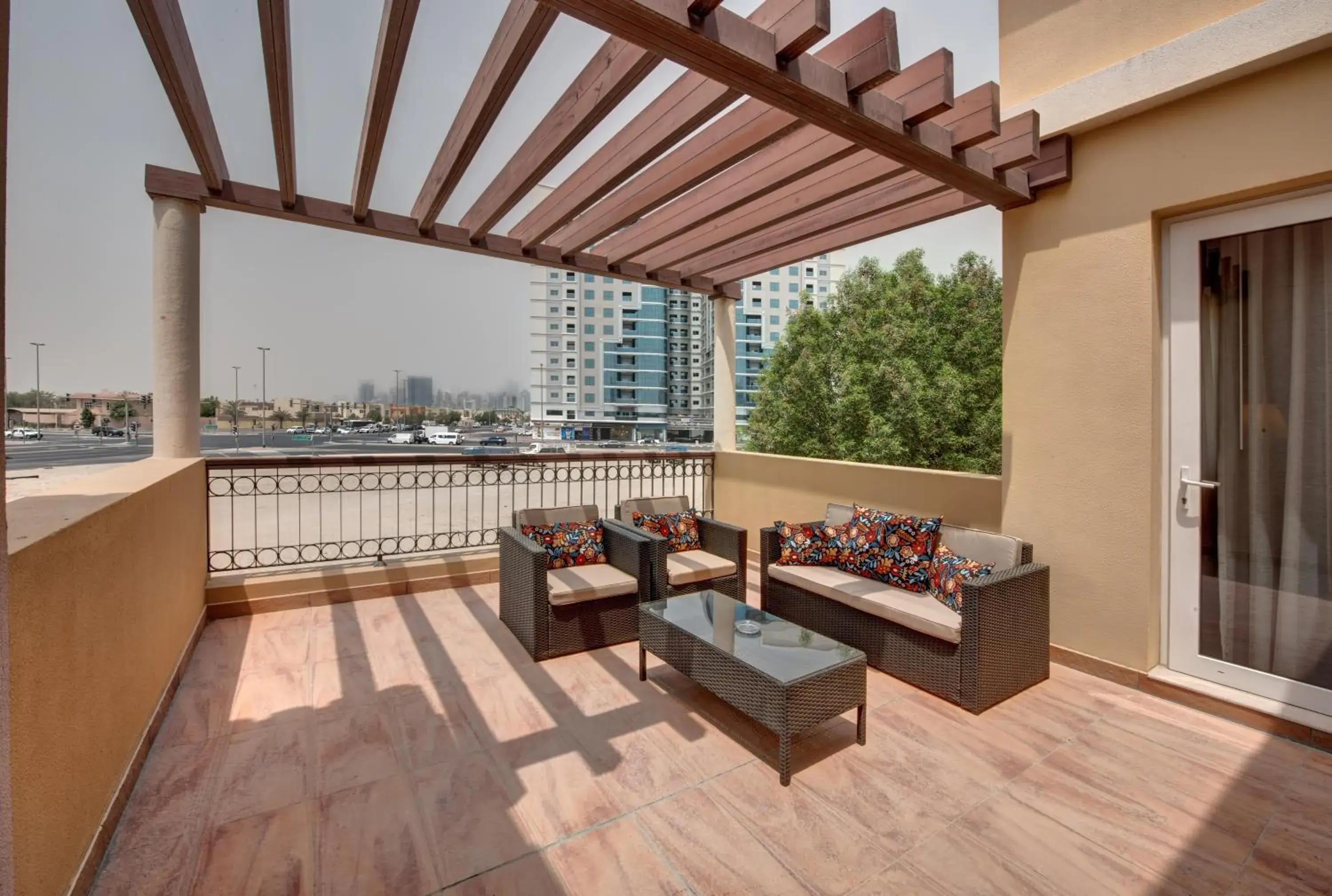 Balcony/Terrace in J5 Villas Holiday Homes Barsha Gardens