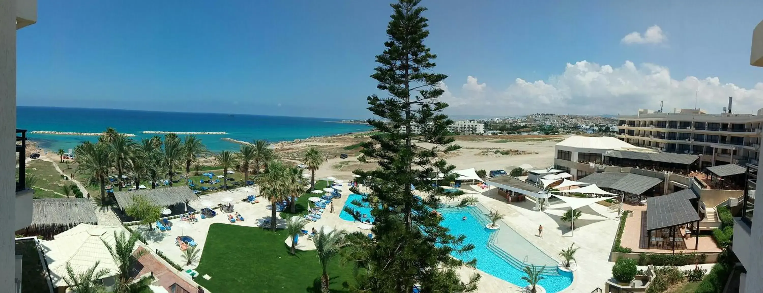 Pool view, Bird's-eye View in Venus Beach Hotel