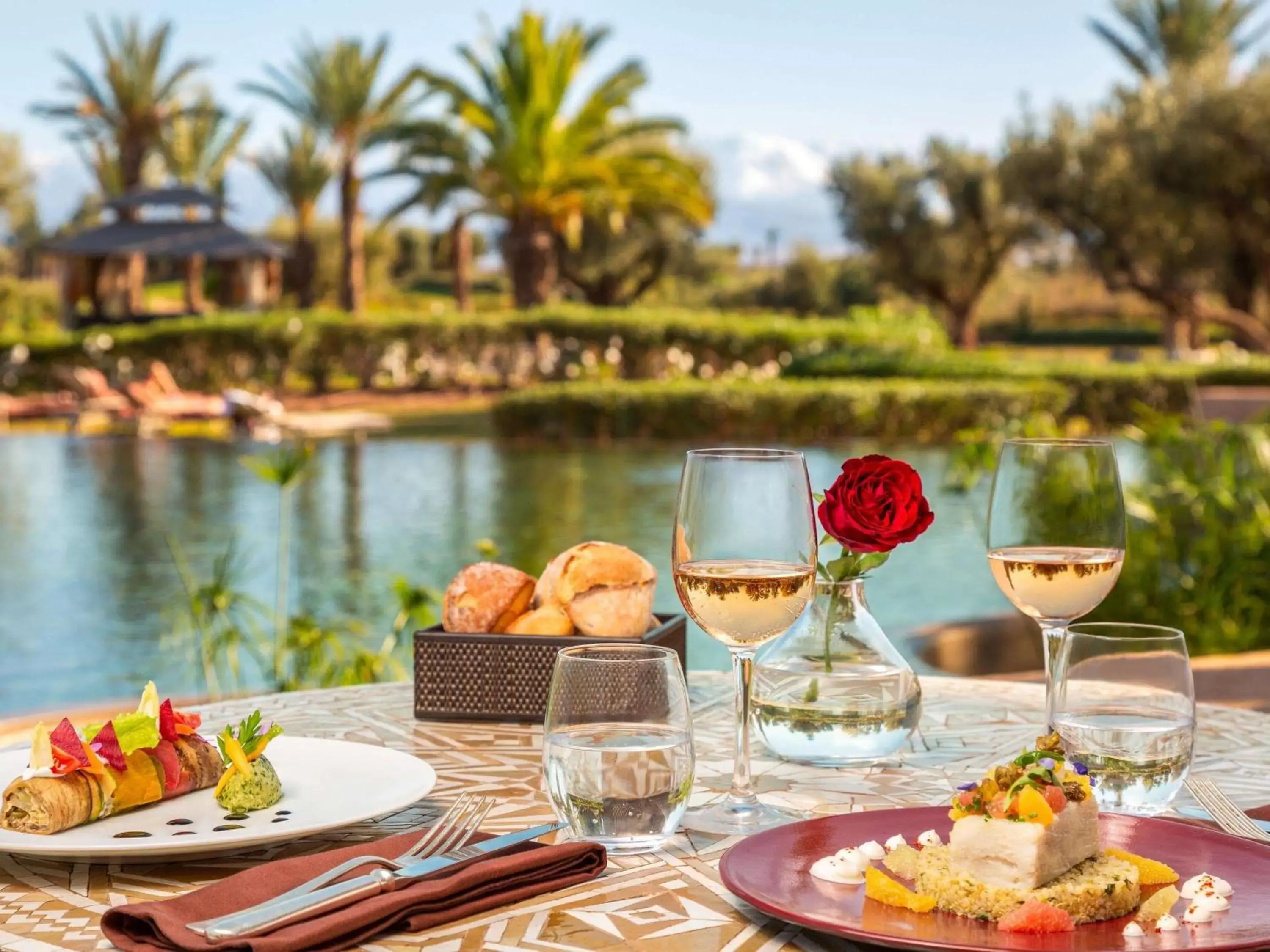 Restaurant/places to eat in Fairmont Royal Palm Marrakech