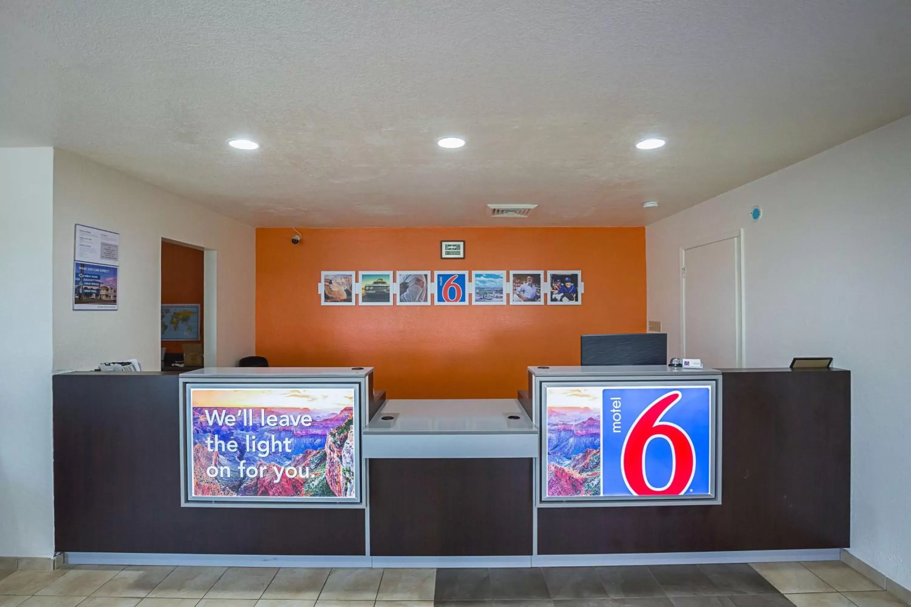 Property logo or sign, Lobby/Reception in Motel 6-Madisonville, TX