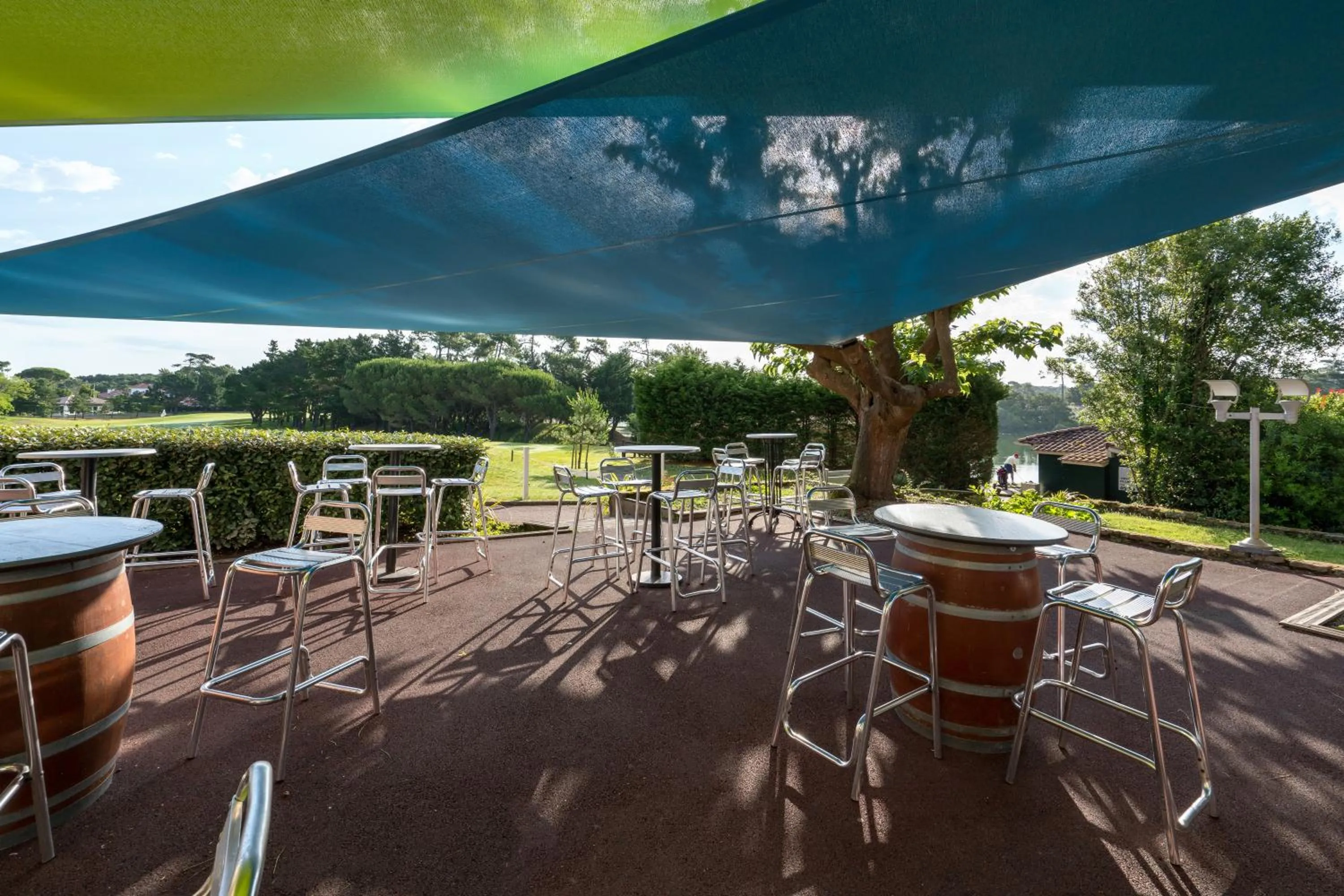 Patio in Hôtel et Résidence de Chiberta et du Golf