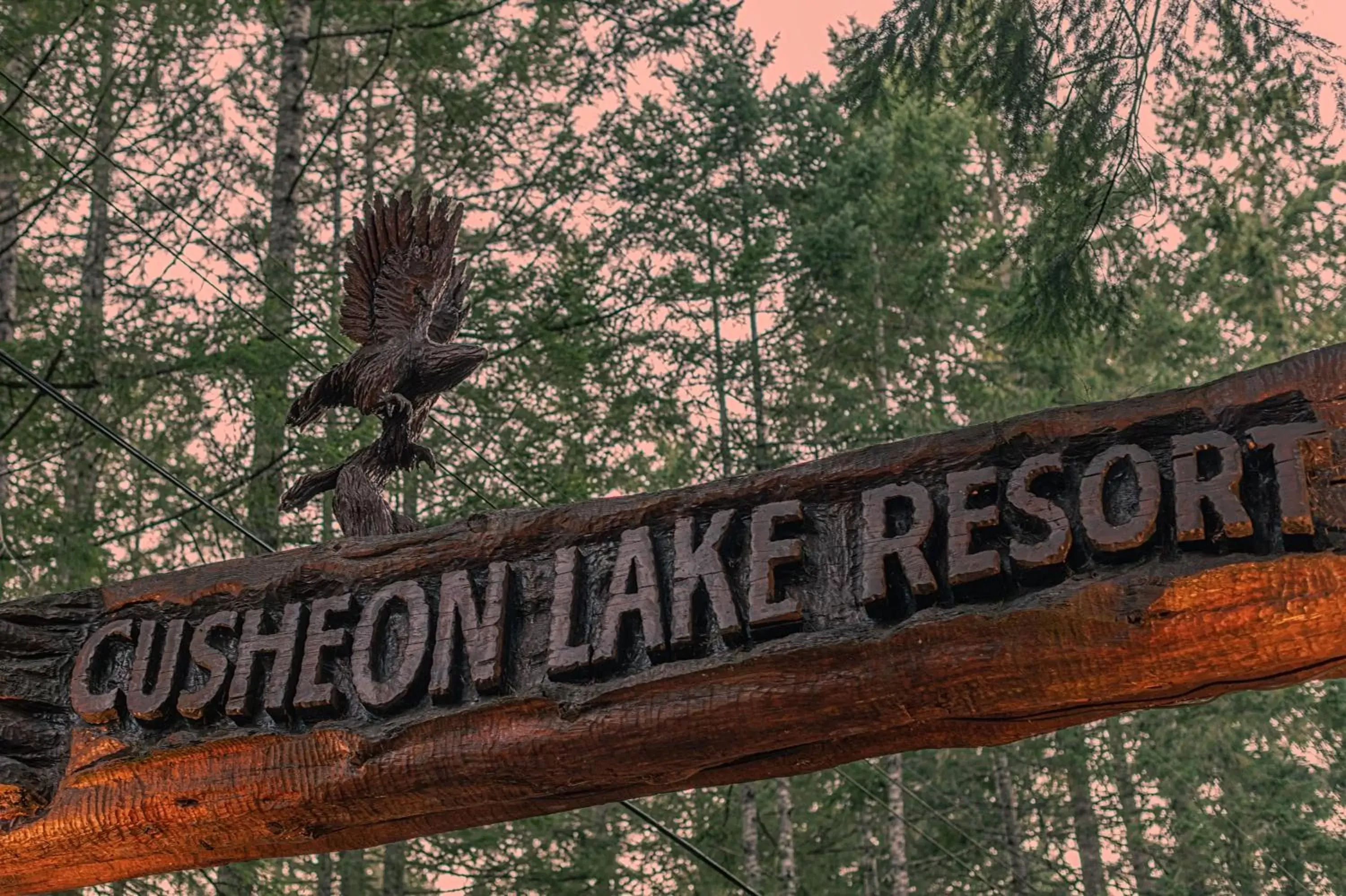 Property logo or sign in Cusheon Lake Resort