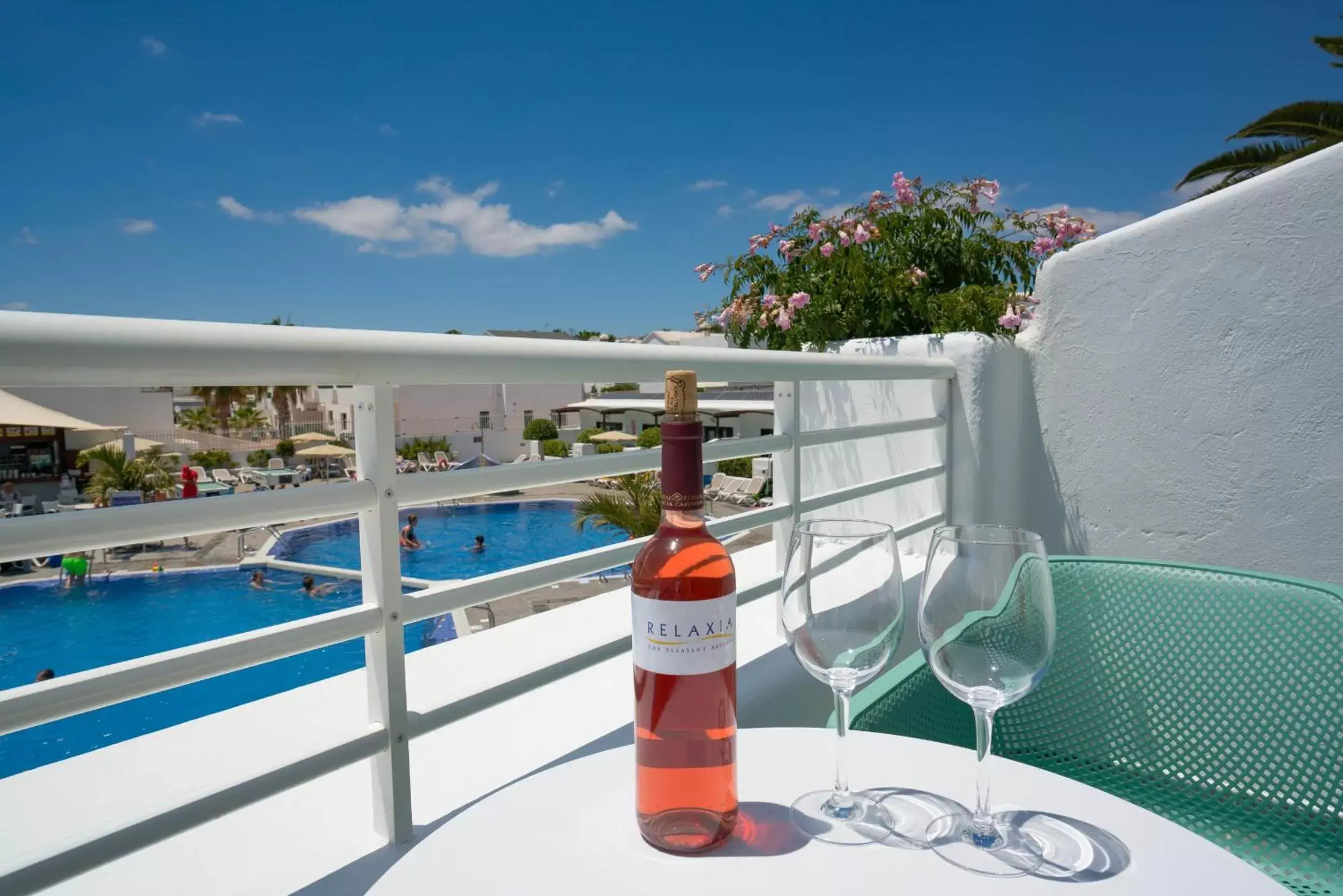 Balcony/Terrace, Swimming Pool in Relaxia Lanzaplaya