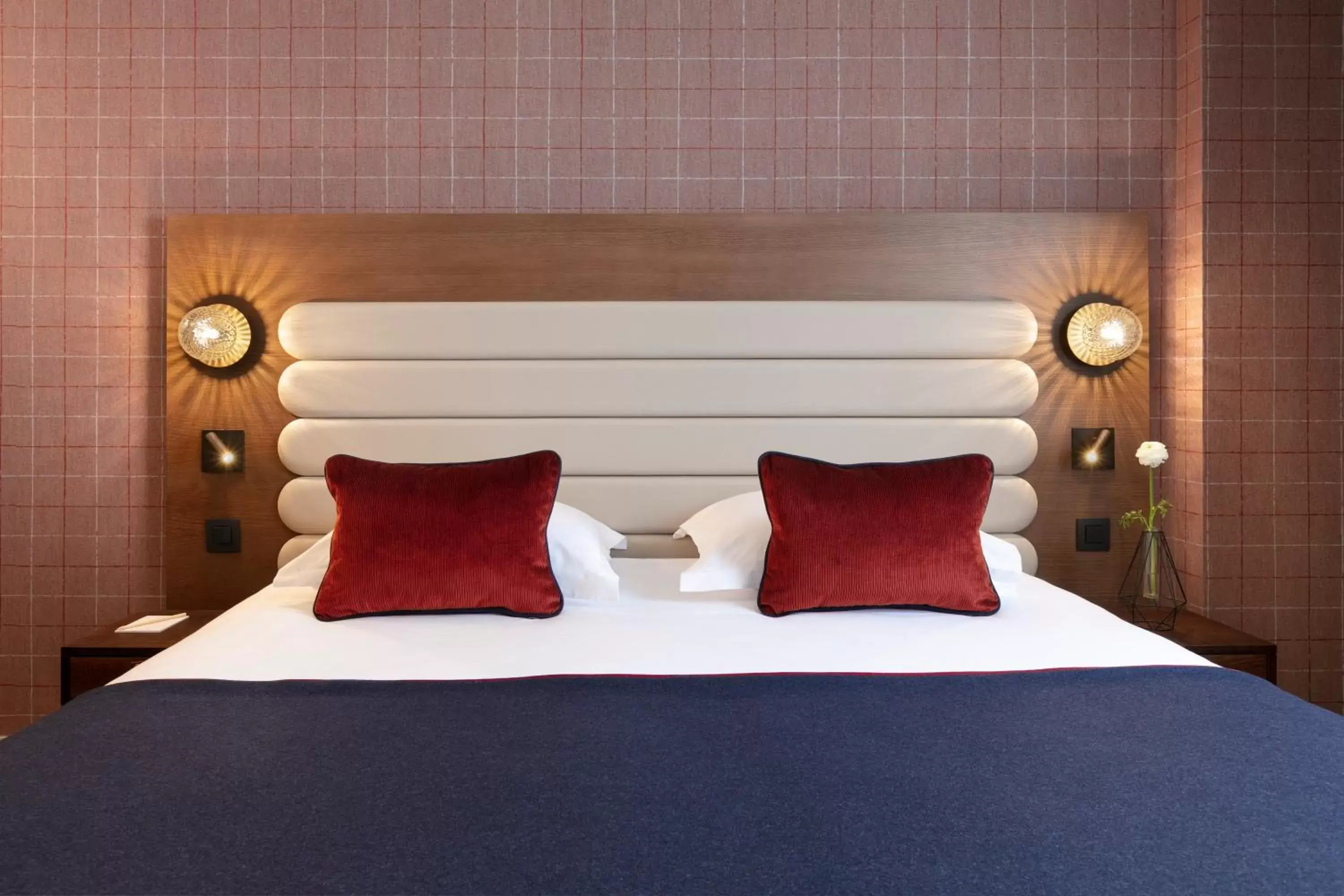 Bed in Hôtel Marielle