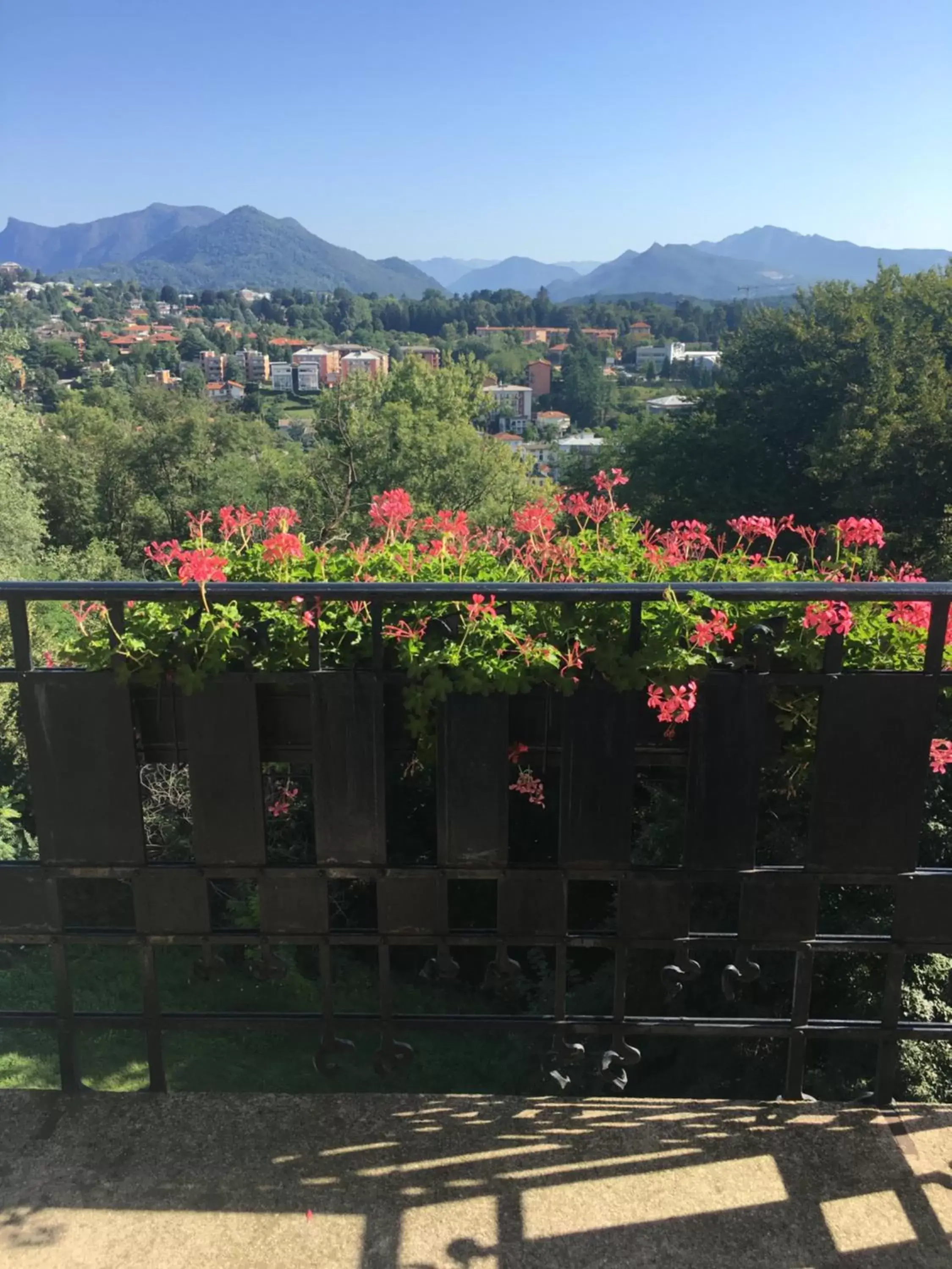 Balcony/Terrace, Mountain View in Palace Grand Hotel Varese