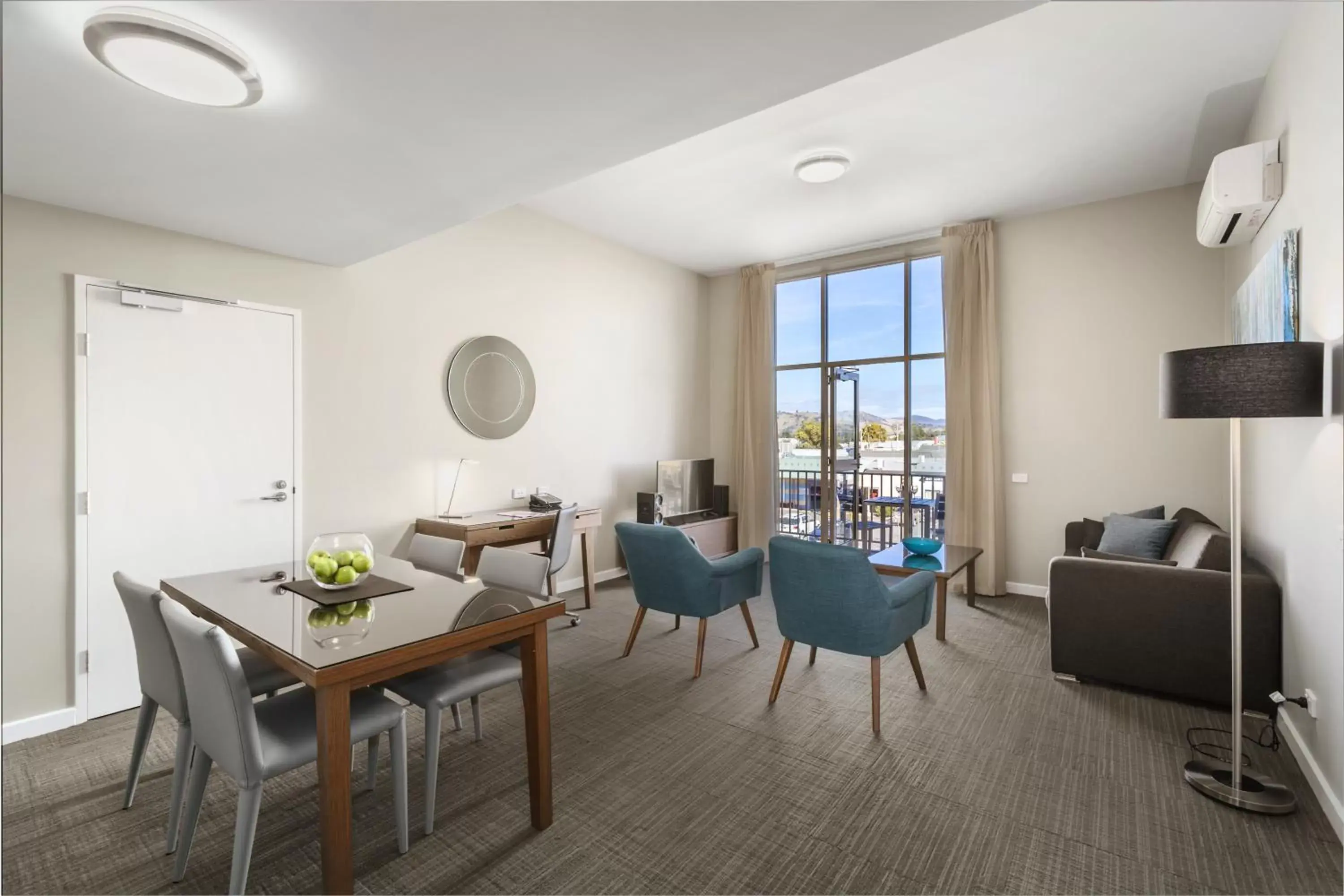 Living room in Quest Albury on Townsend Living room in Quest Albury on Townsend