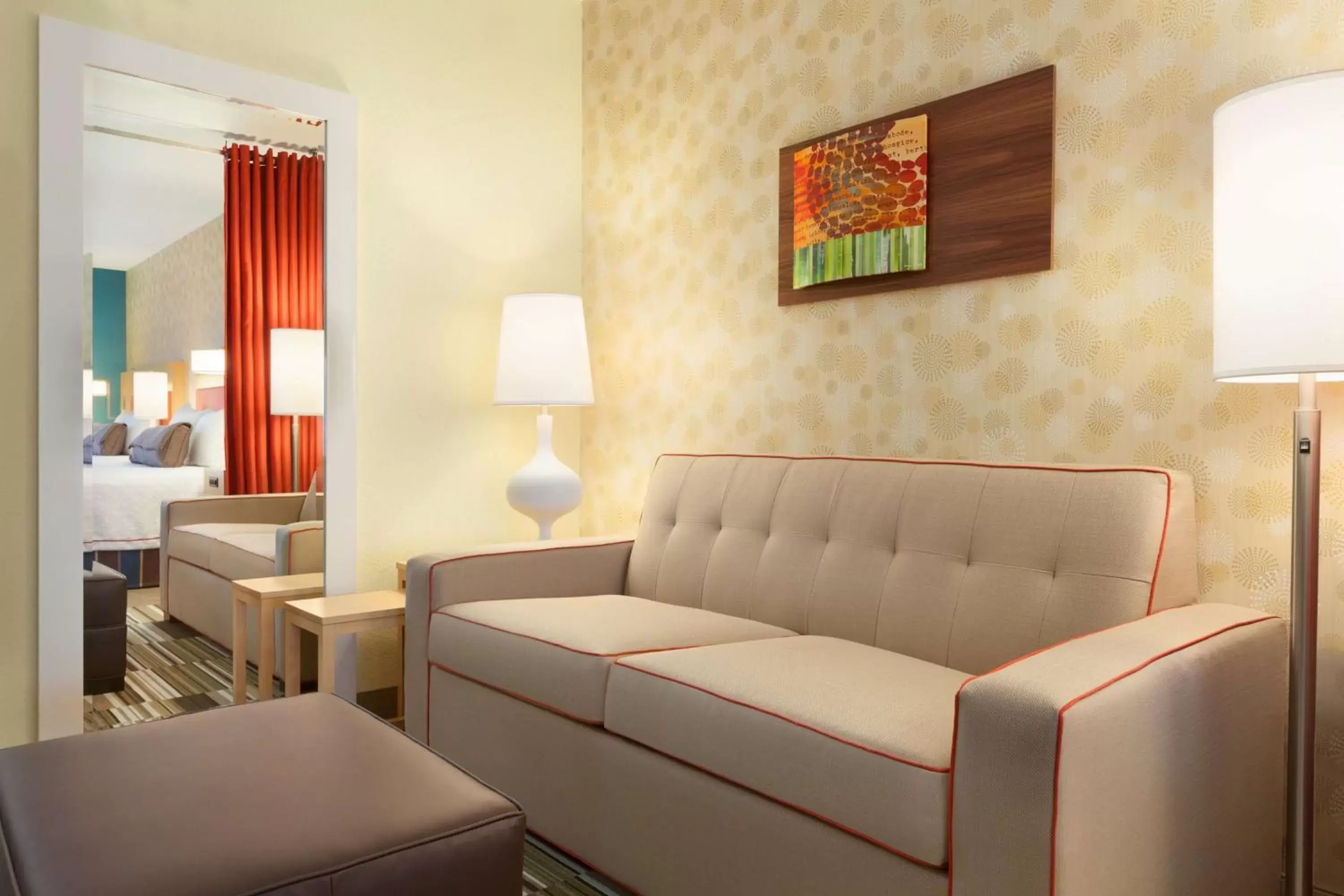 Bed, Seating Area in Home2 Suites By Hilton El Paso Airport