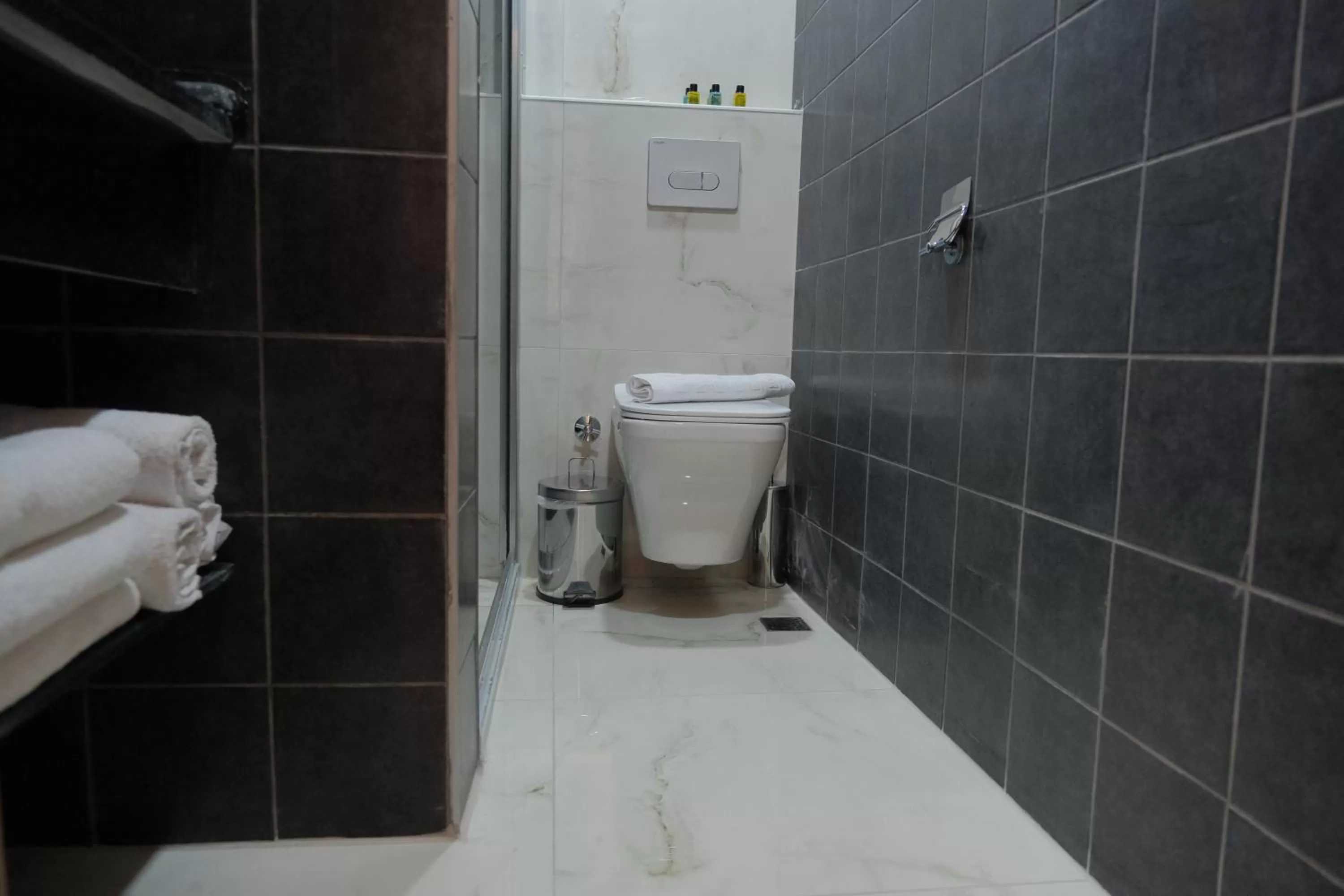 Toilet in Adamantides Hotel