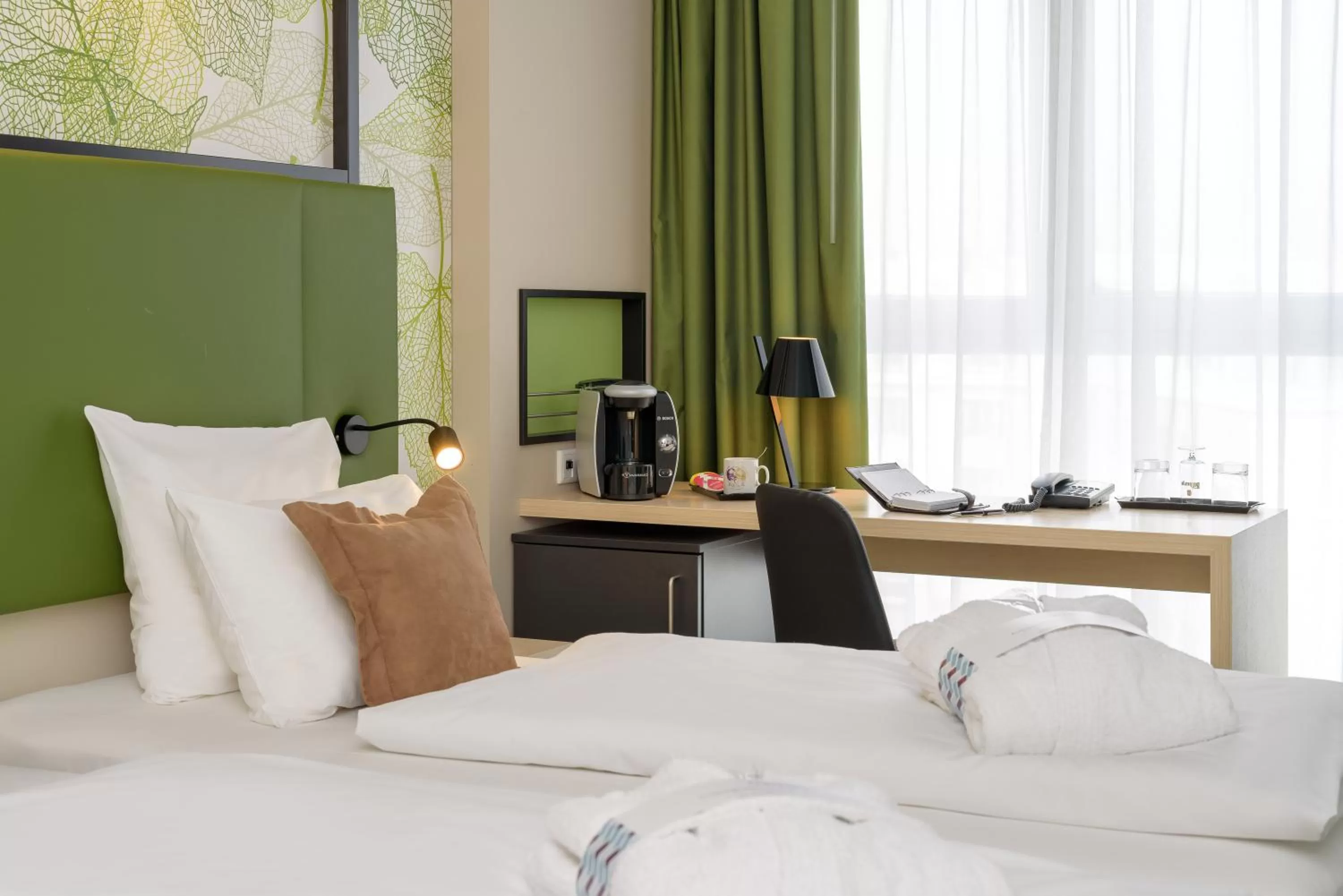 Bed in Mercure Hotel Hannover Mitte