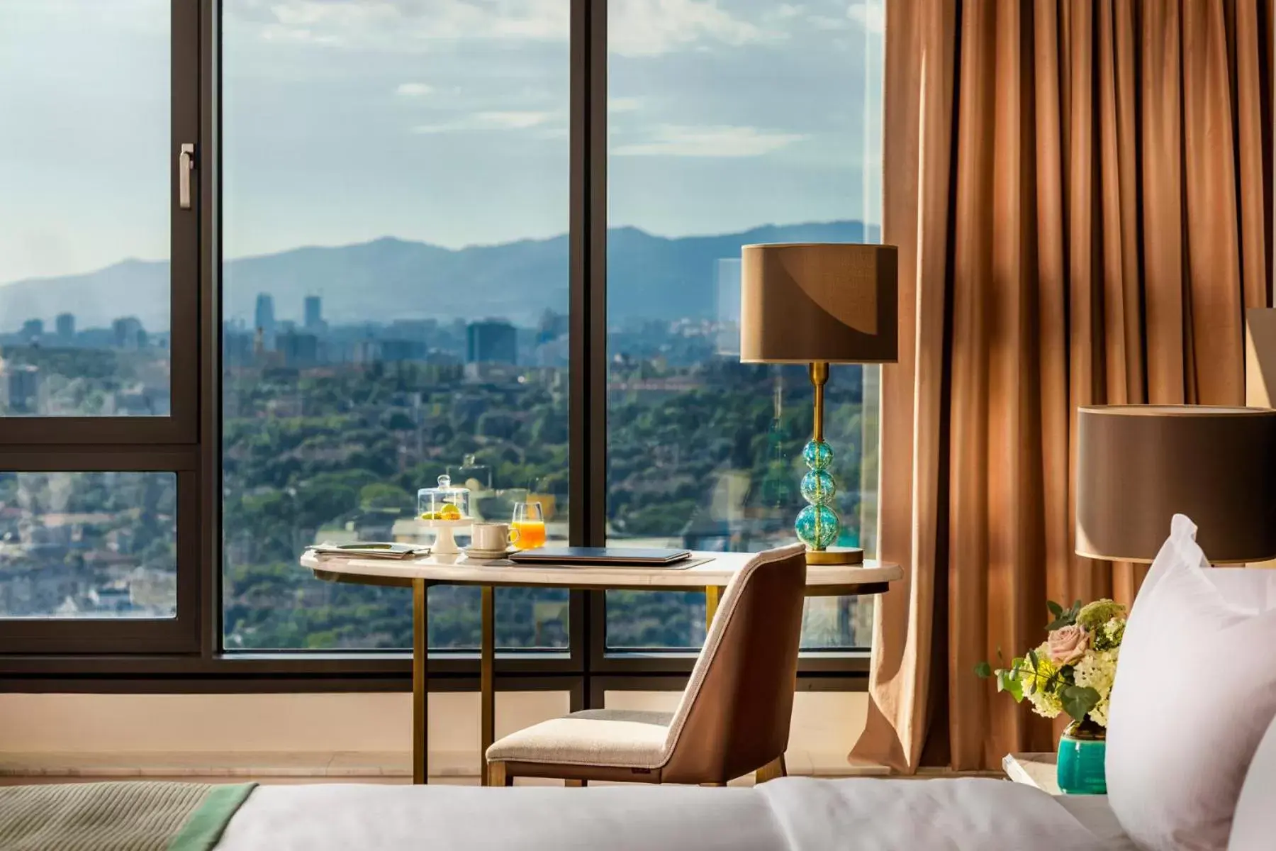 Mountain view in Grand Hotel Millennium Sofia Mountain view in Grand Hotel Millennium Sofia