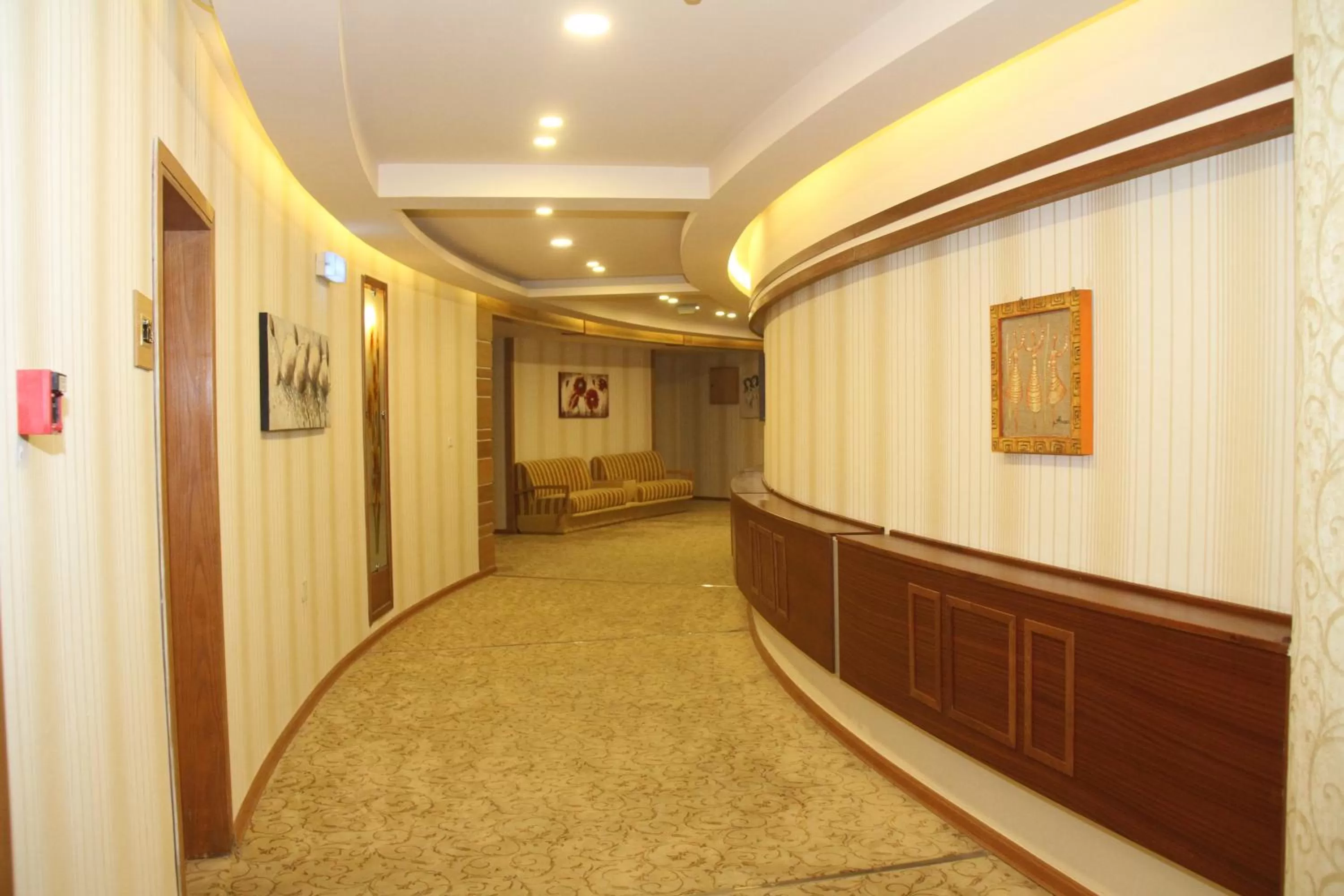 Patio, Lobby/Reception in Saleem Afandi Hotel