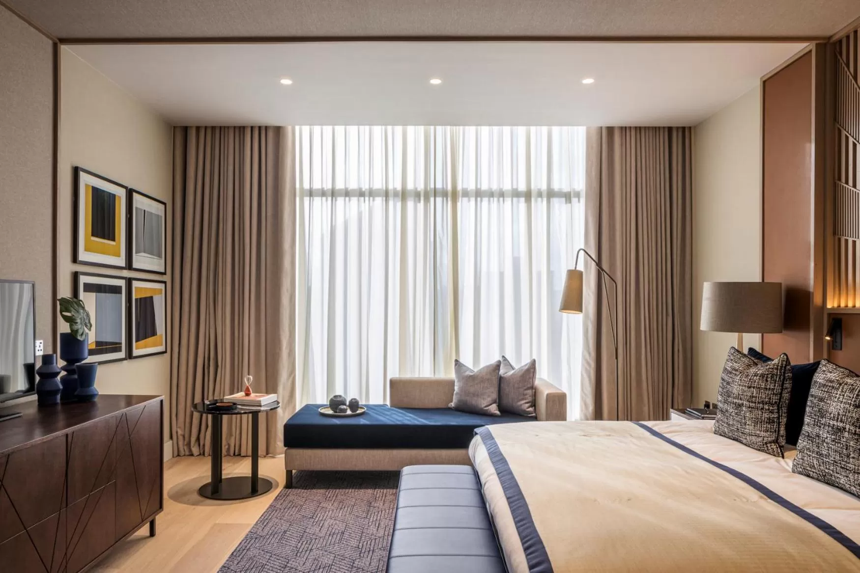 Bedroom, Bed in The Lowry Hotel Manchester