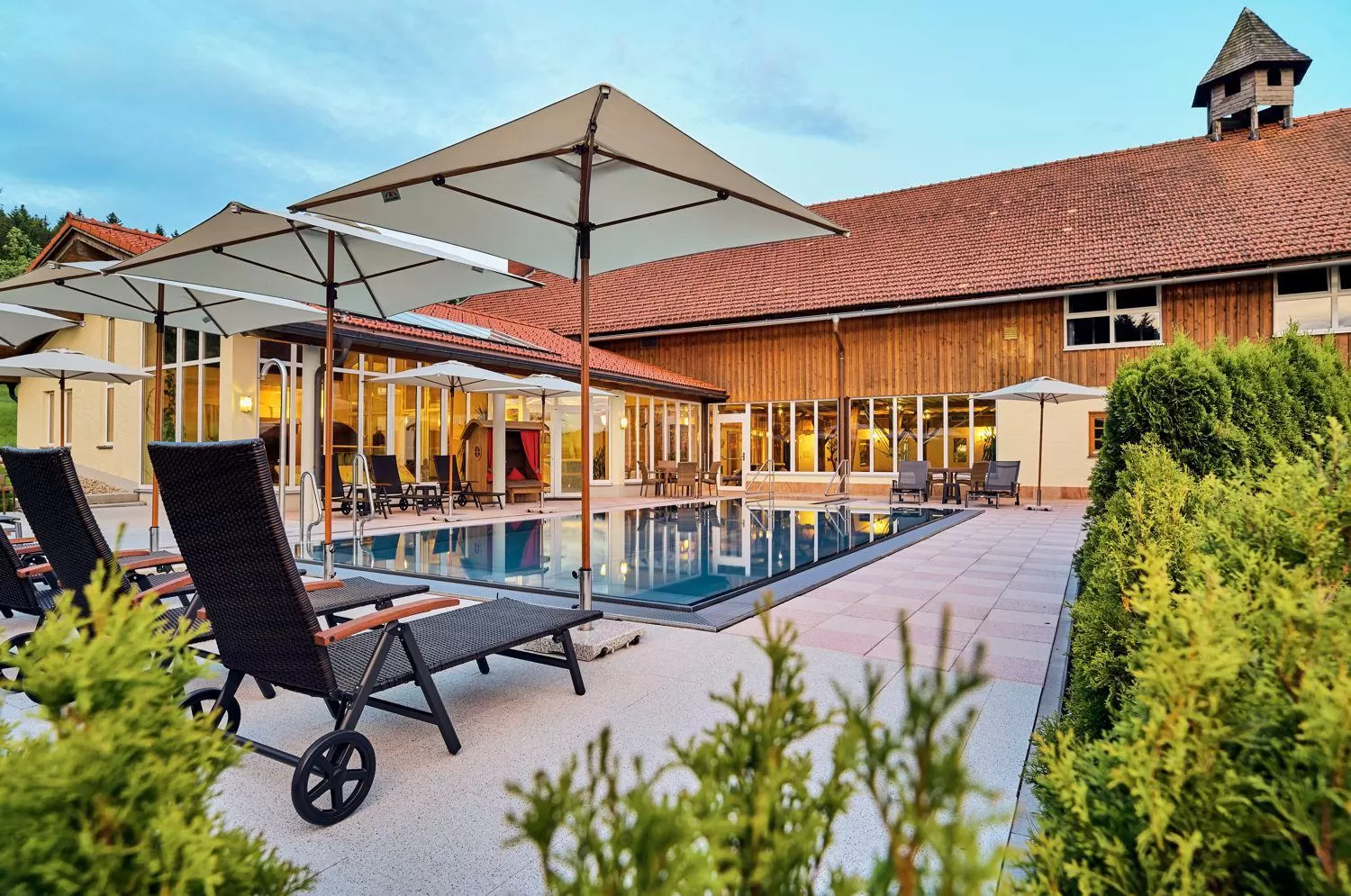 Swimming pool in Wellness- und Vitalhotel Böhmhof