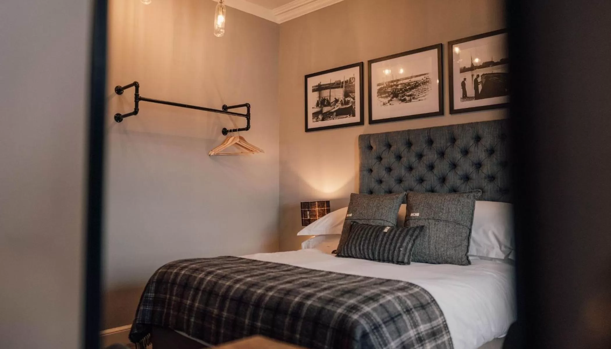 Bed in The Kirkwall Hotel