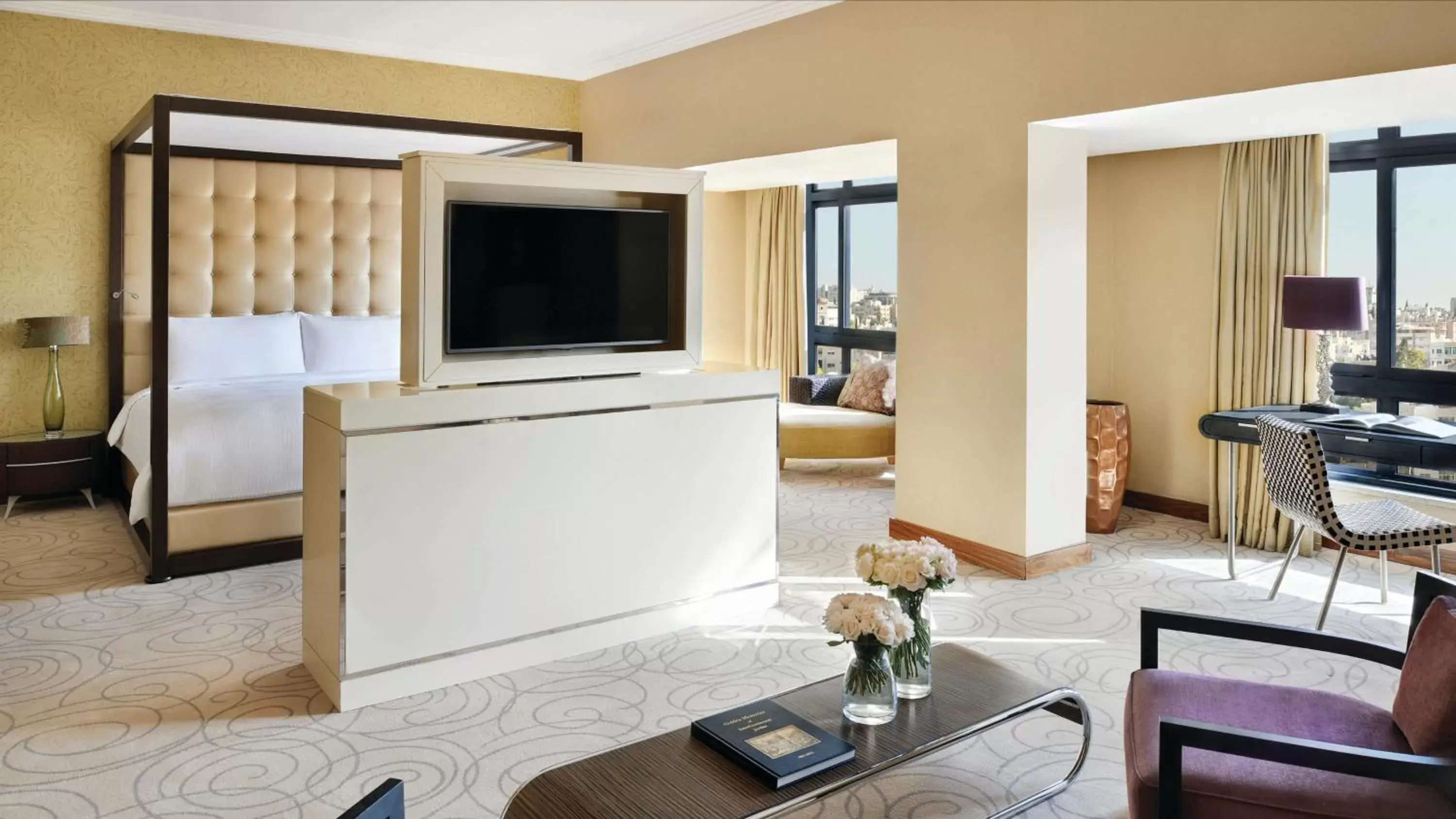 Photo of the whole room, TV/Entertainment Center in InterContinental Jordan, an IHG Hotel