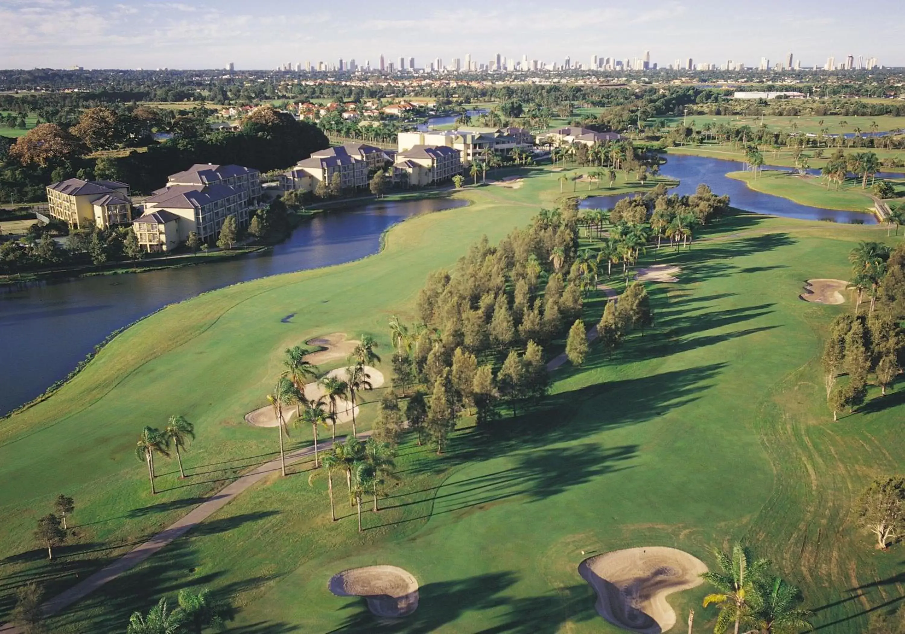 Golfcourse, Bird's-eye View in Mercure Gold Coast Resort