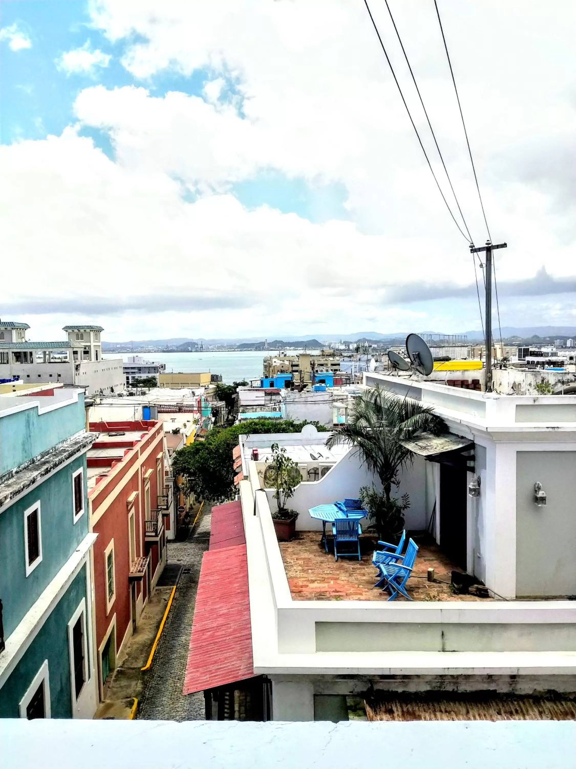 Natural landscape in La Capitana Old San Juan Building