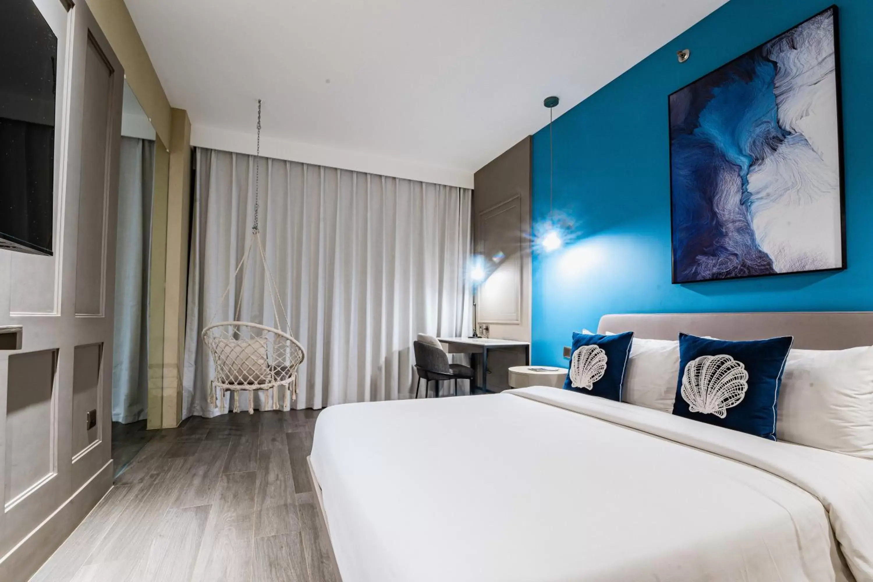 Bed in H Hotel El Nido - Vegan Friendly Hotel Managed by H Hospitality Group Bed in H Hotel El Nido - Vegan Friendly Hotel Managed by H Hospitality Group