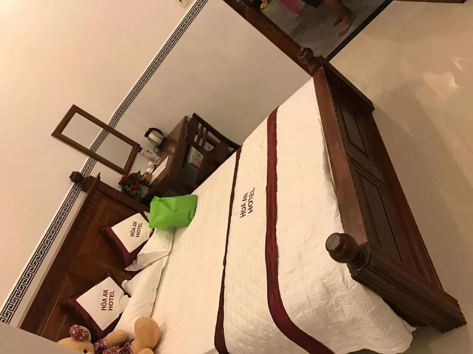 Bed in Hoa An Hotel