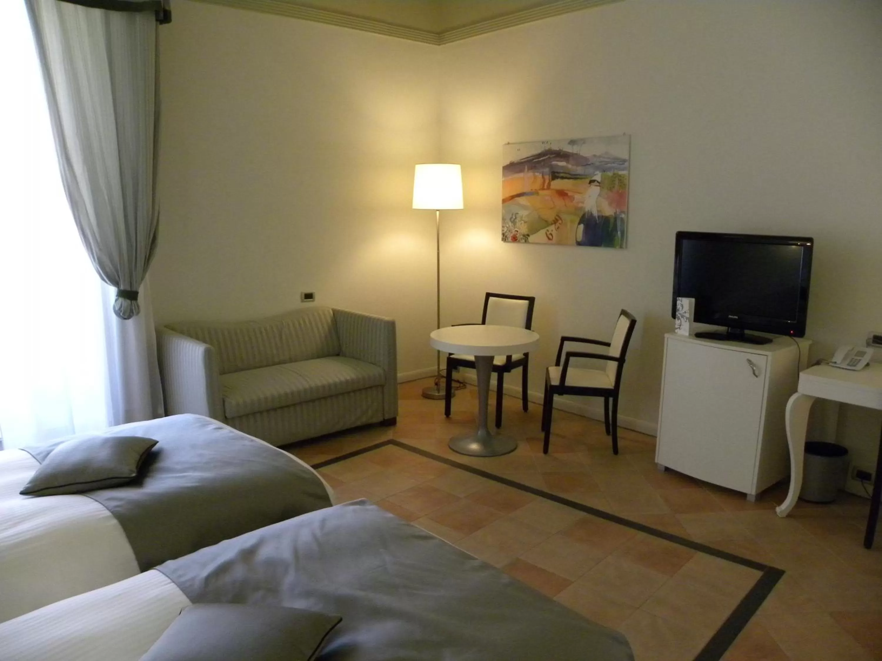 Photo of the whole room, Bed in Palazzo Caracciolo Naples