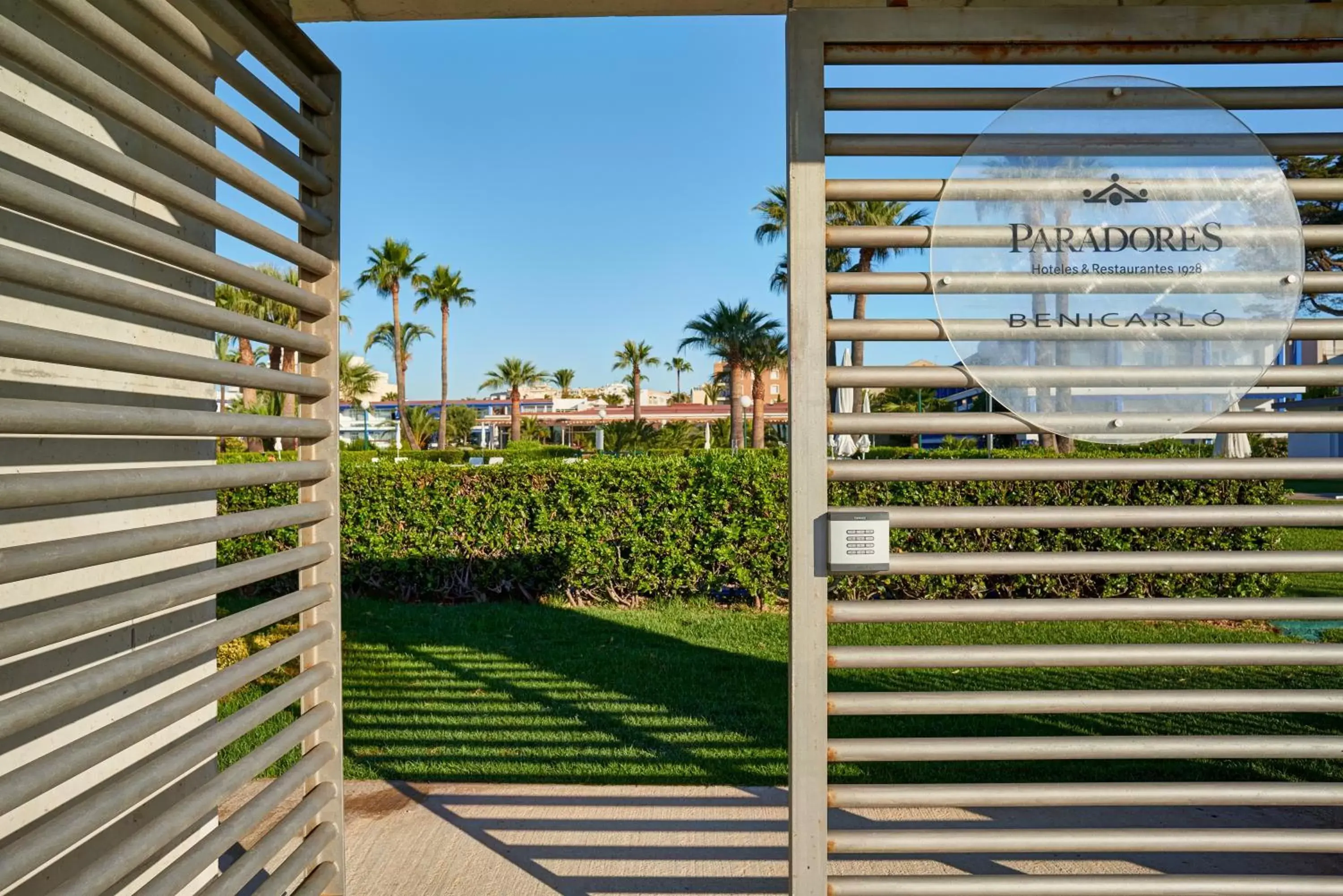 Garden view in Parador de Benicarló