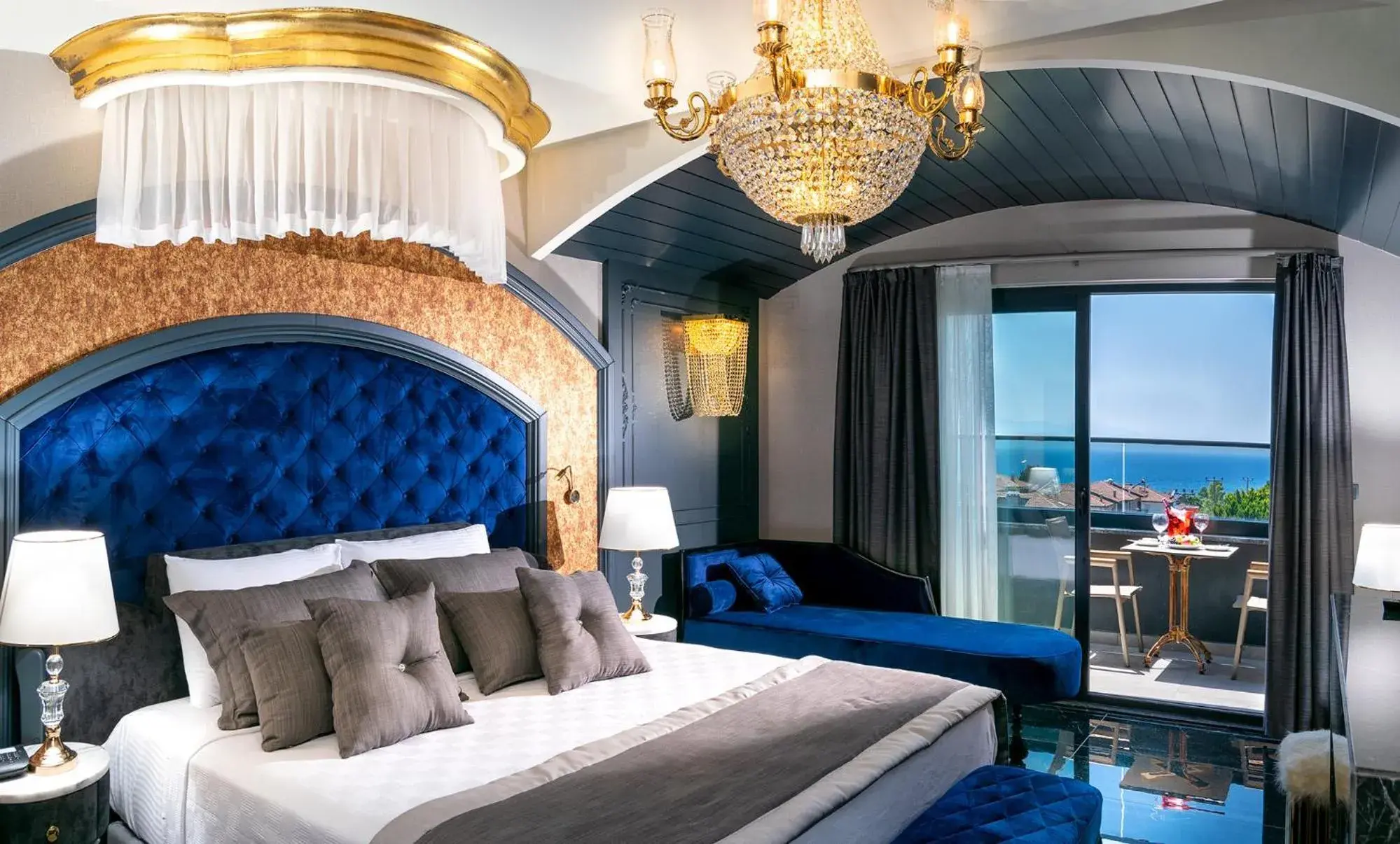 Sea view, Bed in TNR BOUTIQUE HOTEL SPA
