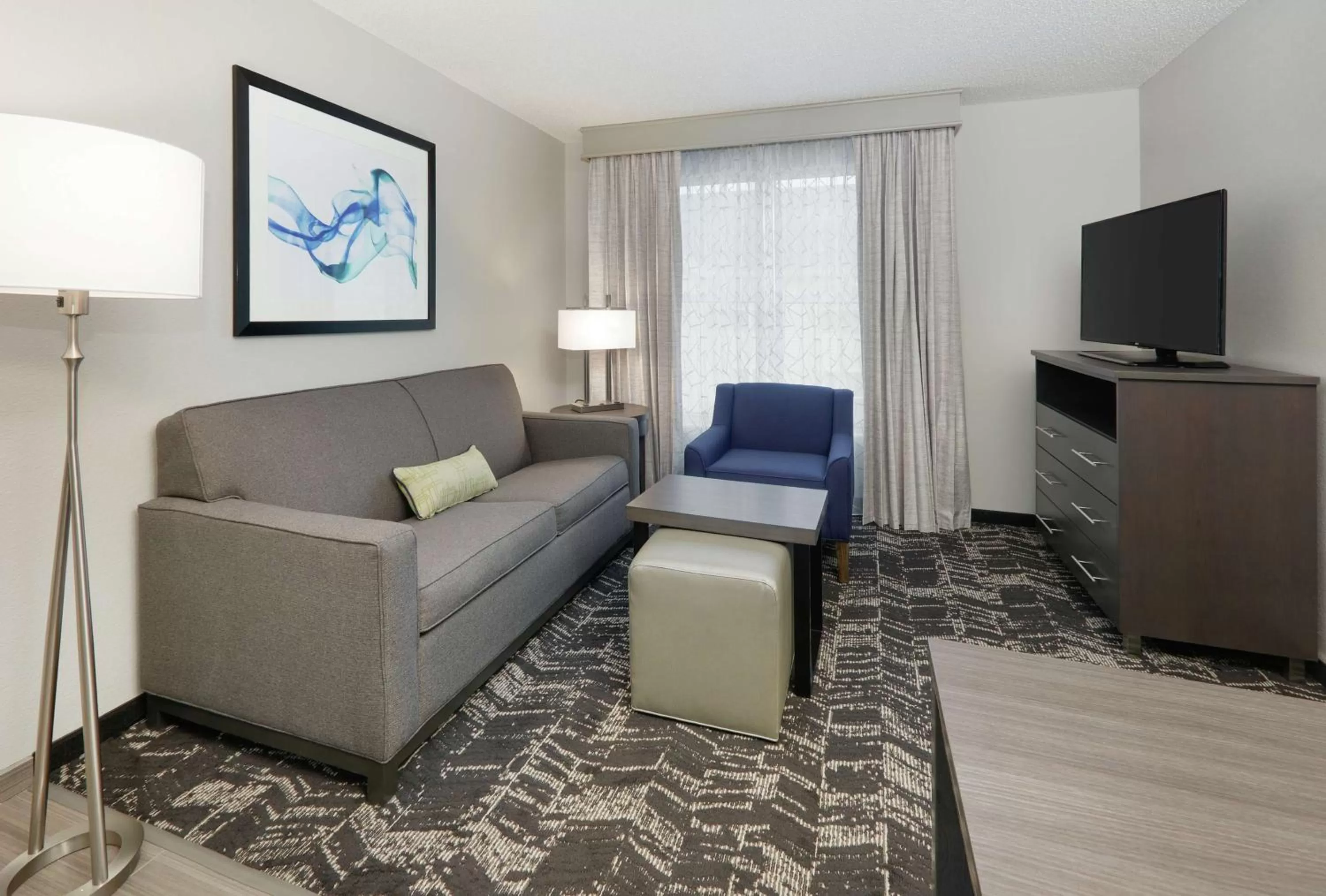 Bedroom in Homewood Suites by Hilton Saint Louis-Chesterfield