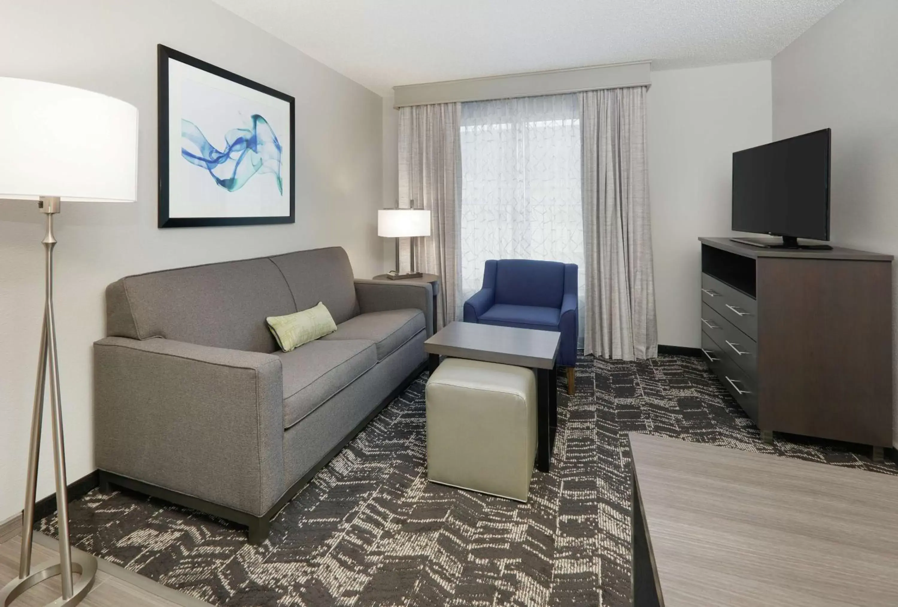 Bedroom, Seating Area in Homewood Suites by Hilton Saint Louis-Chesterfield