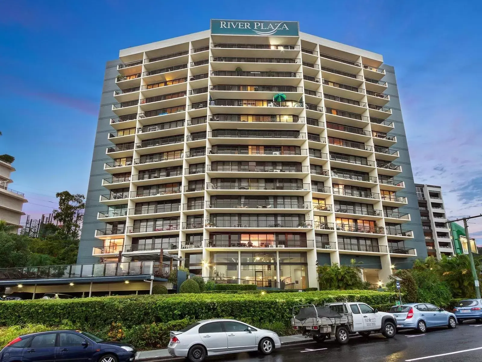 Bird's eye view, Property Building in River Plaza Apartments