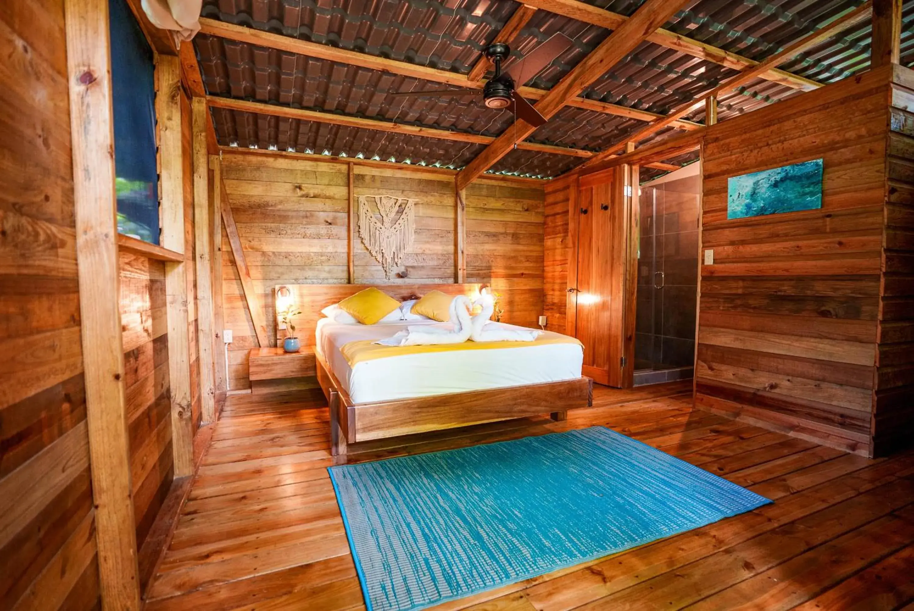 Bed in Palmar Beach Lodge