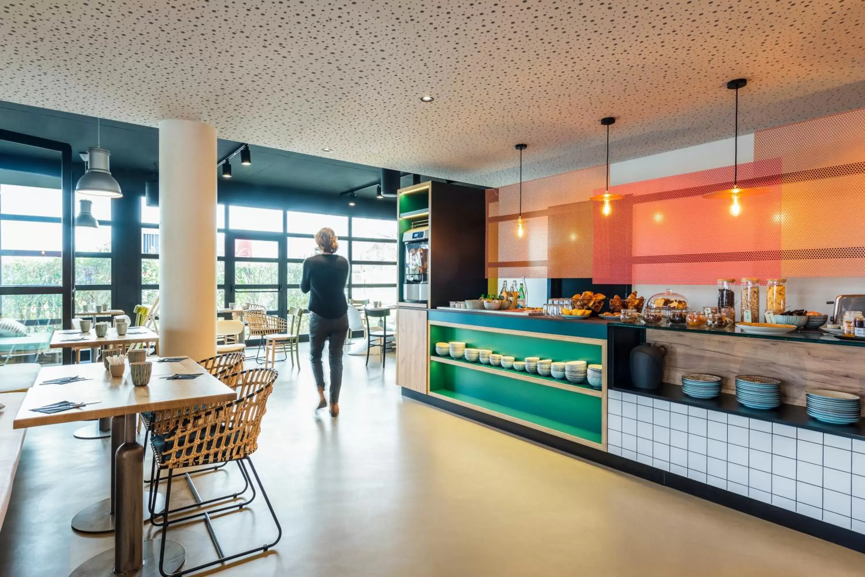 Buffet breakfast, Restaurant/Places to Eat in ibis Styles Lyon Meyzieu Stadium