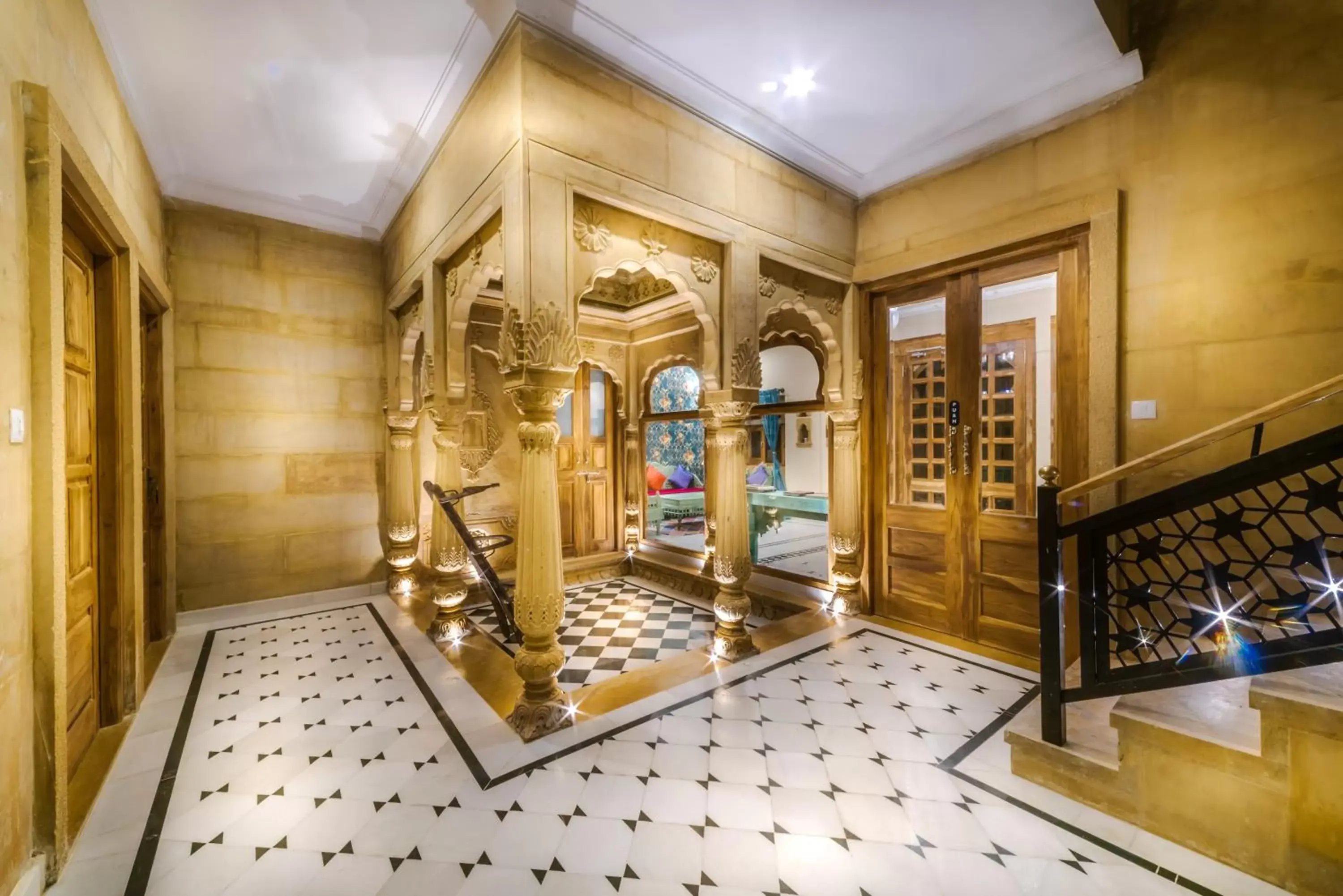 Property building in Hotel Jasmin Haveli Property building in Hotel Jasmin Haveli