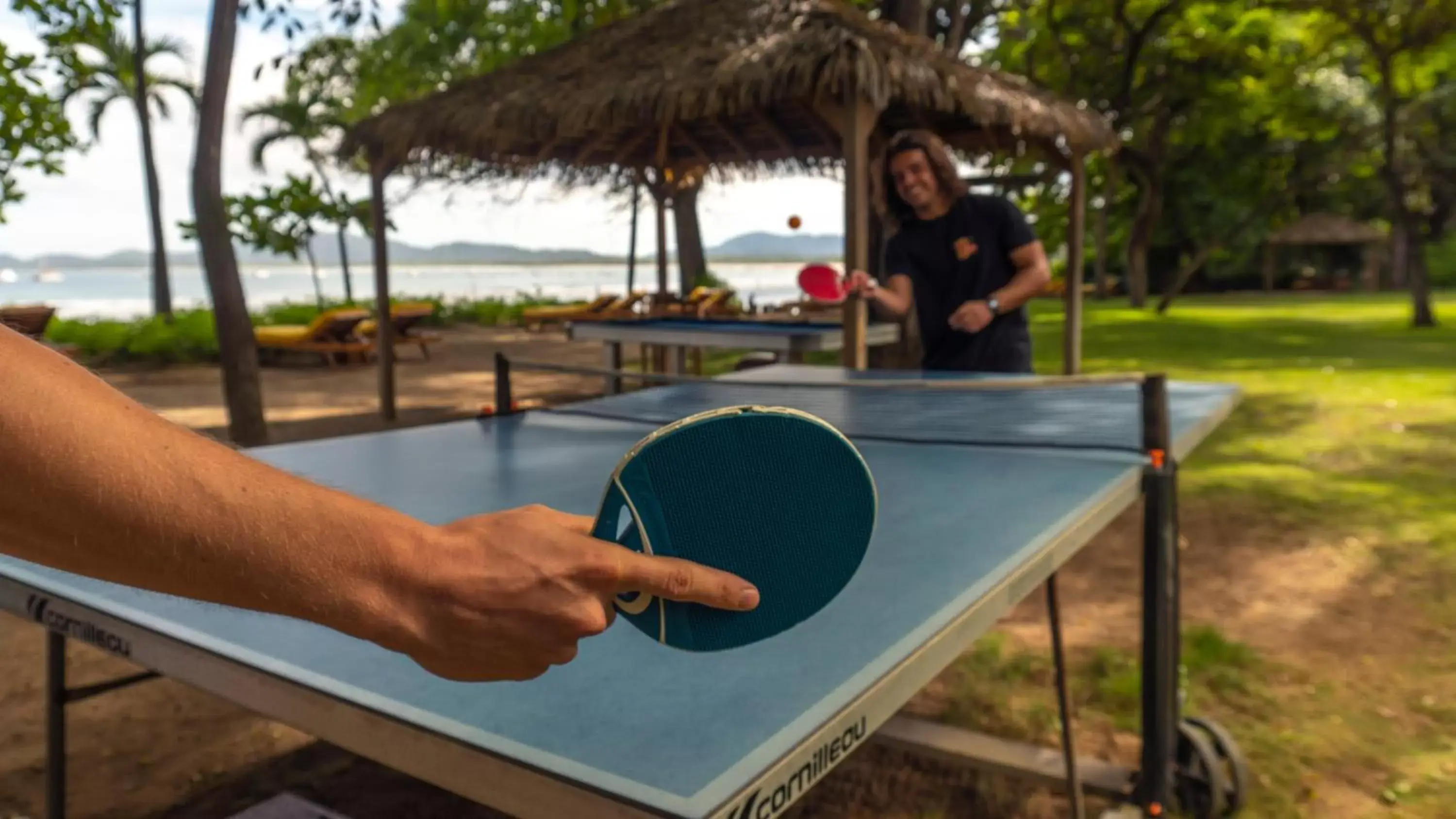 Table tennis in Capitán Suizo Beachfront Boutique Hotel