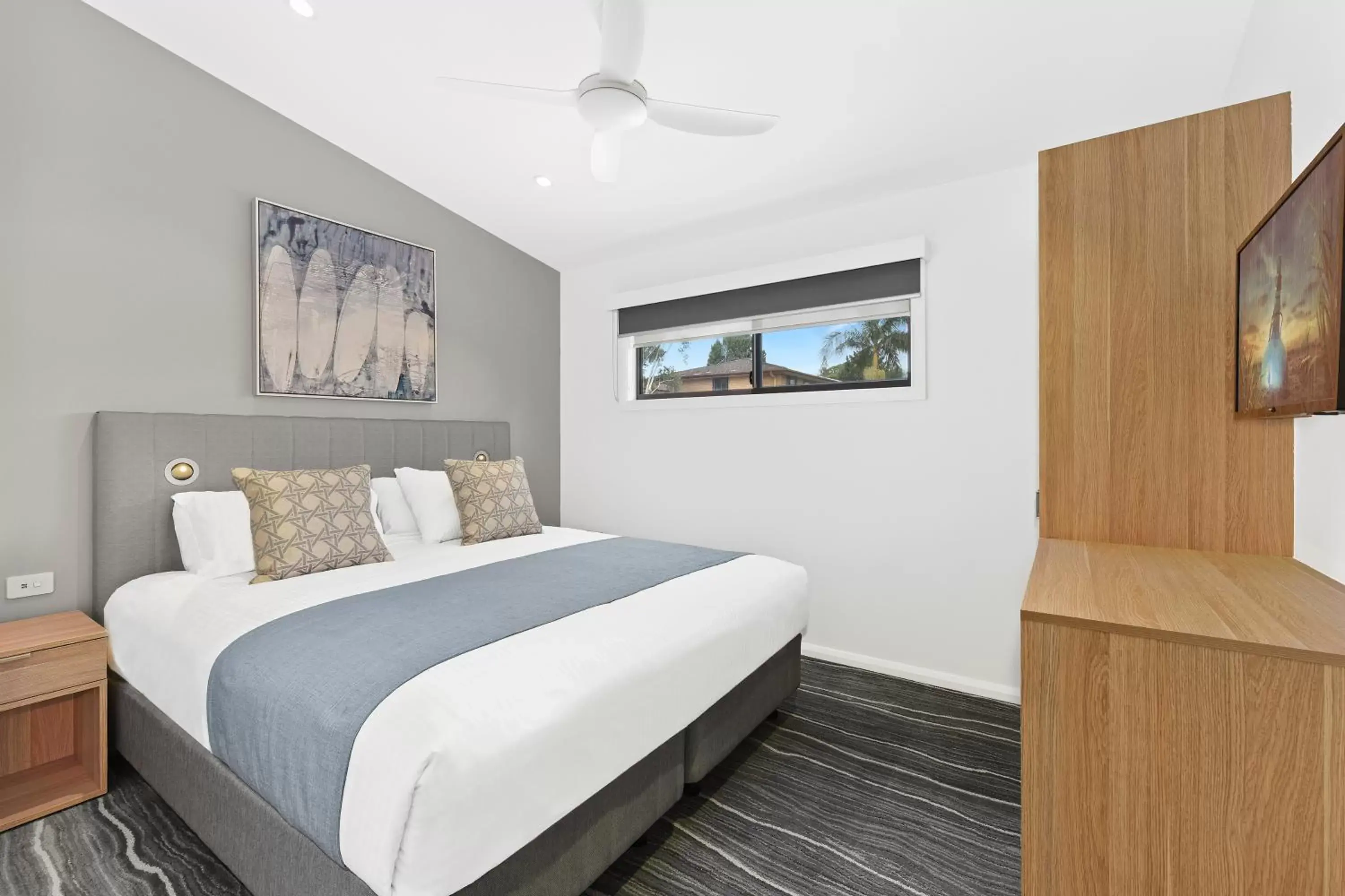 Bedroom, Bed in Club Wyndham Flynns Beach, Trademark Collection by Wyndham