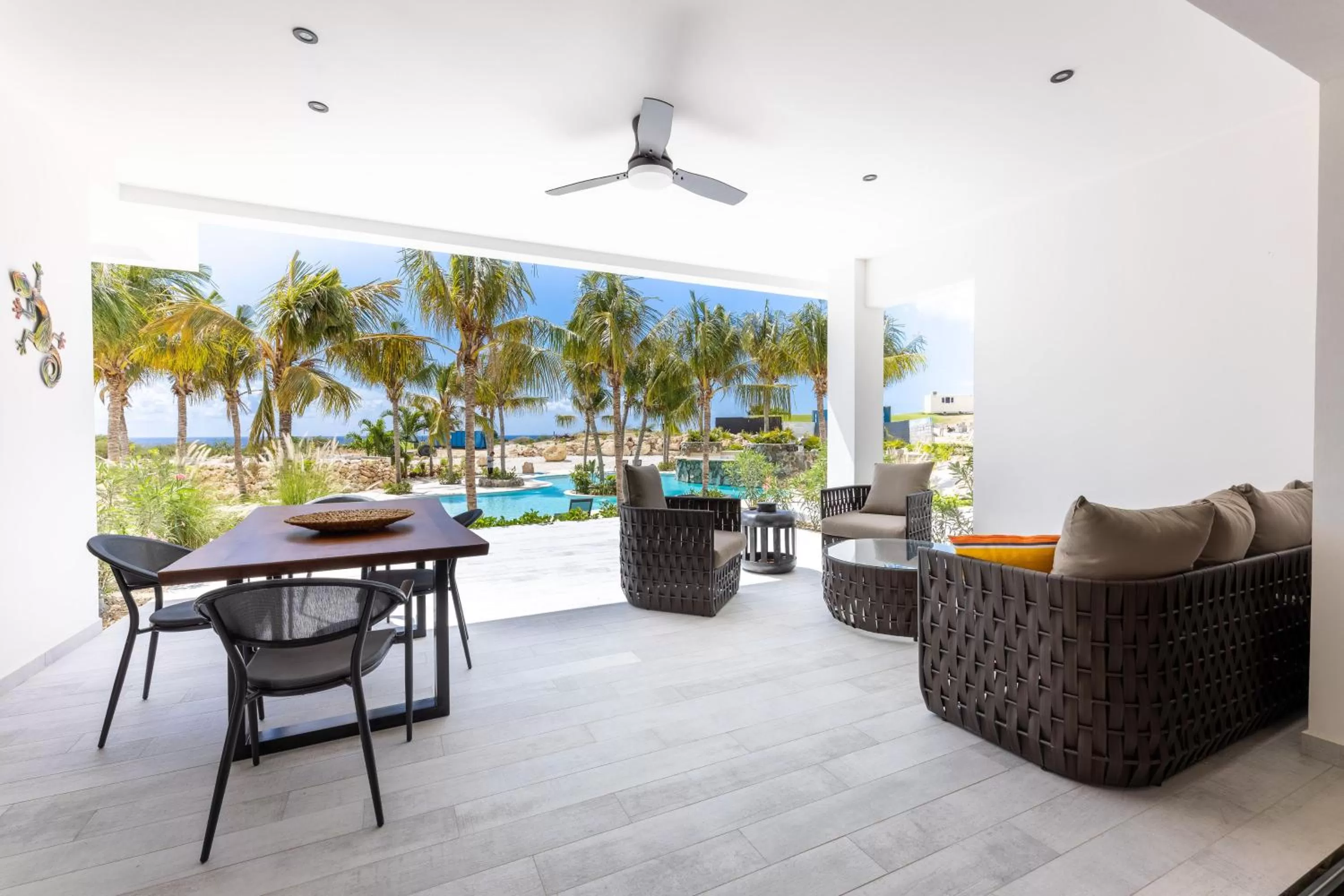 Patio in The Reef - Blue Bay Golf & Beach Resort