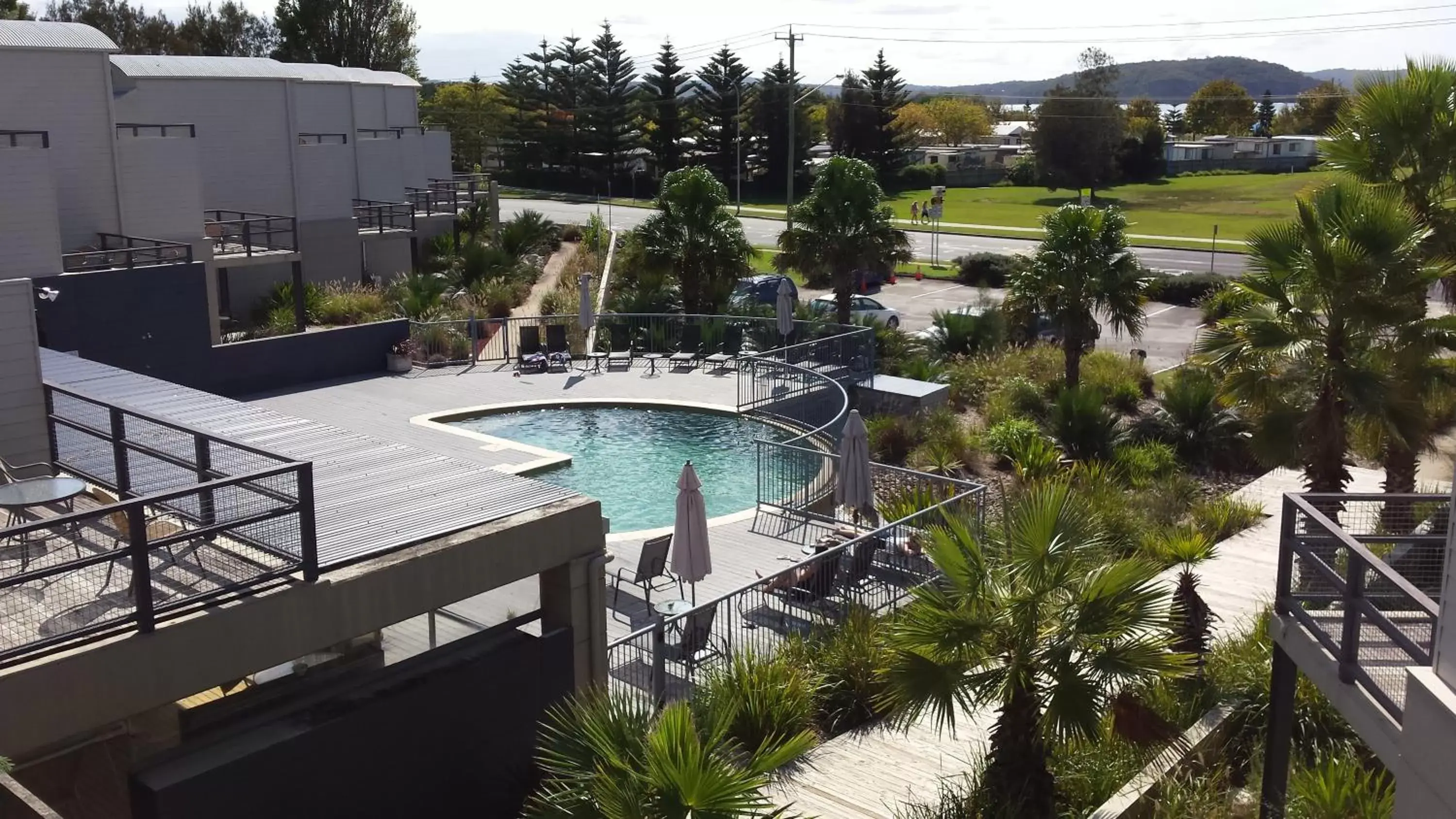 Day, Pool View in Corrigans Cove