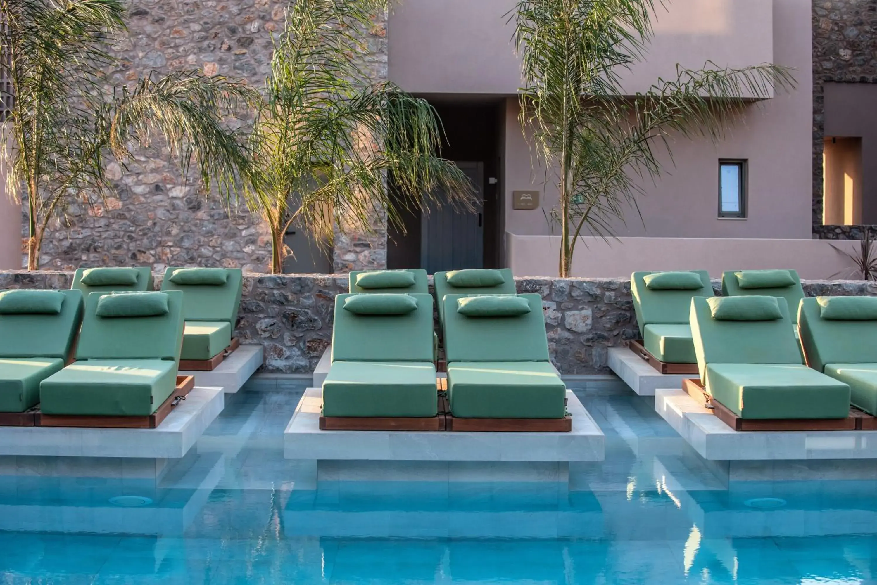 Swimming pool in Paralos Venus Suites Adults Only Swimming pool in Paralos Venus Suites Adults Only