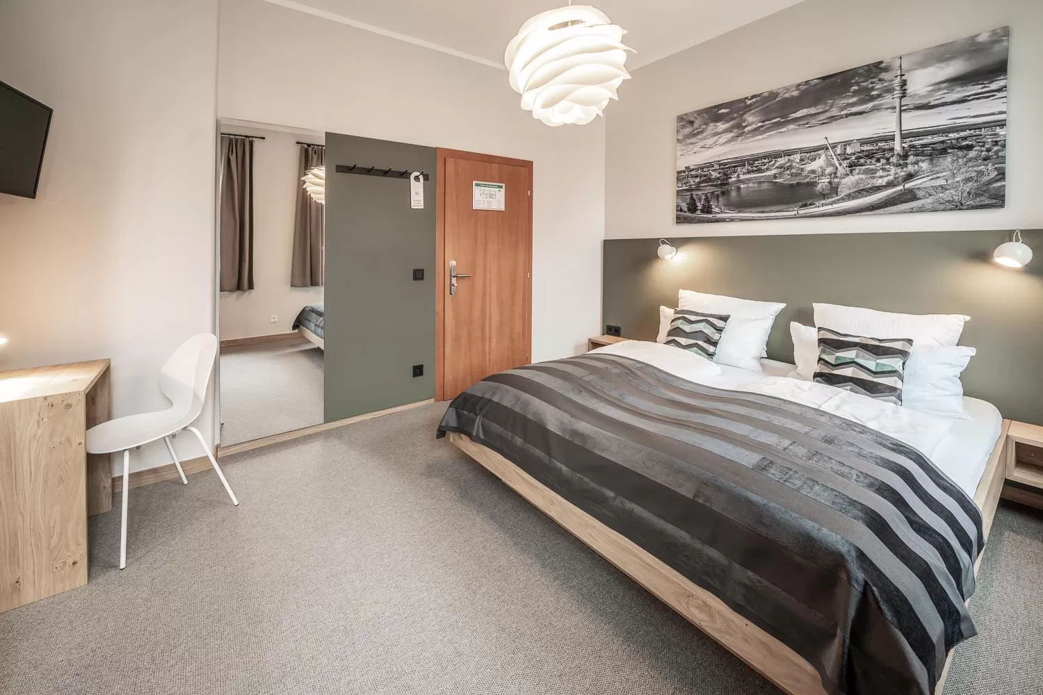 TV and multimedia, Bed in Hotel Am Markt