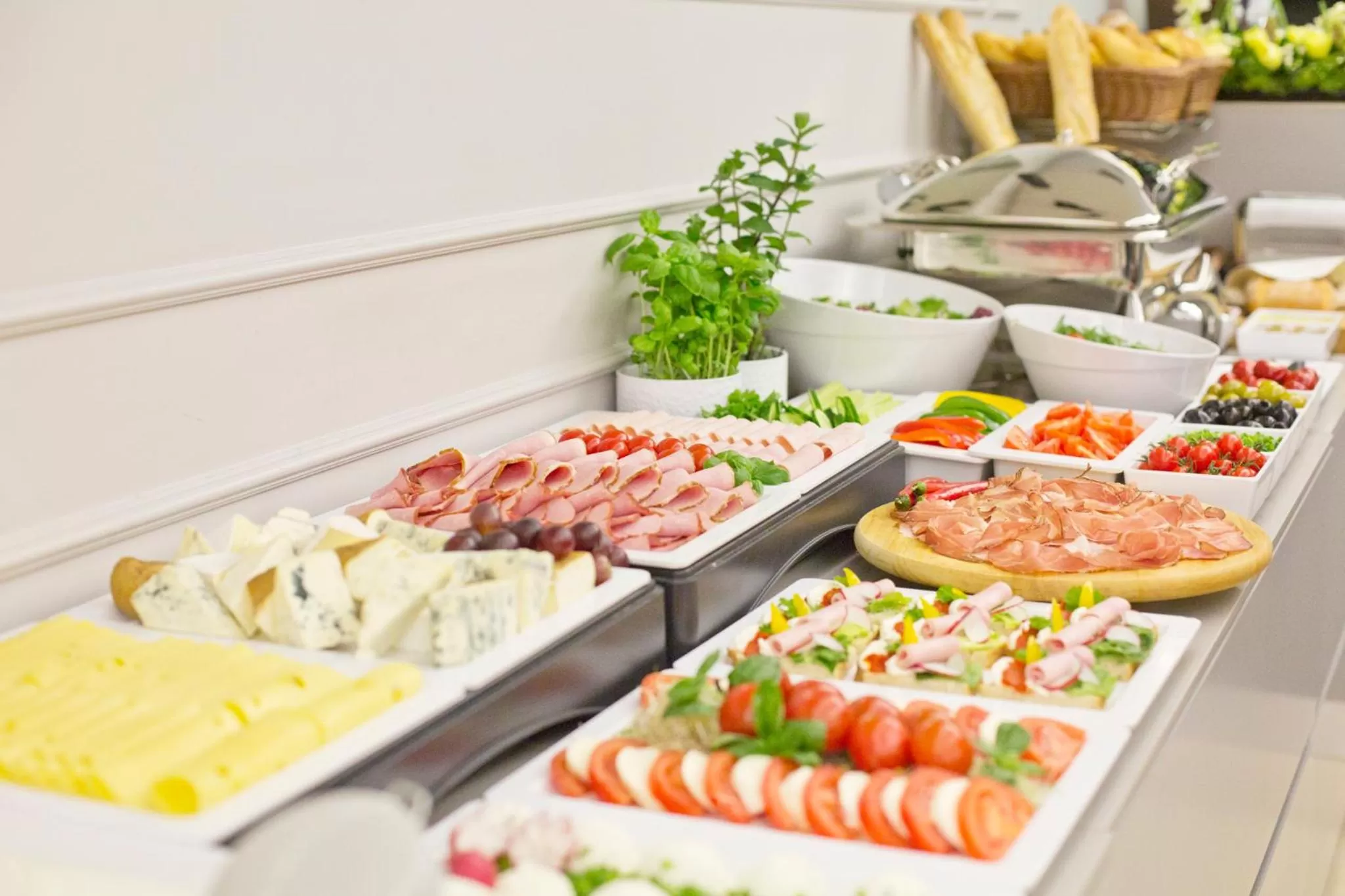 Buffet breakfast in Benefis Boutique Hotel