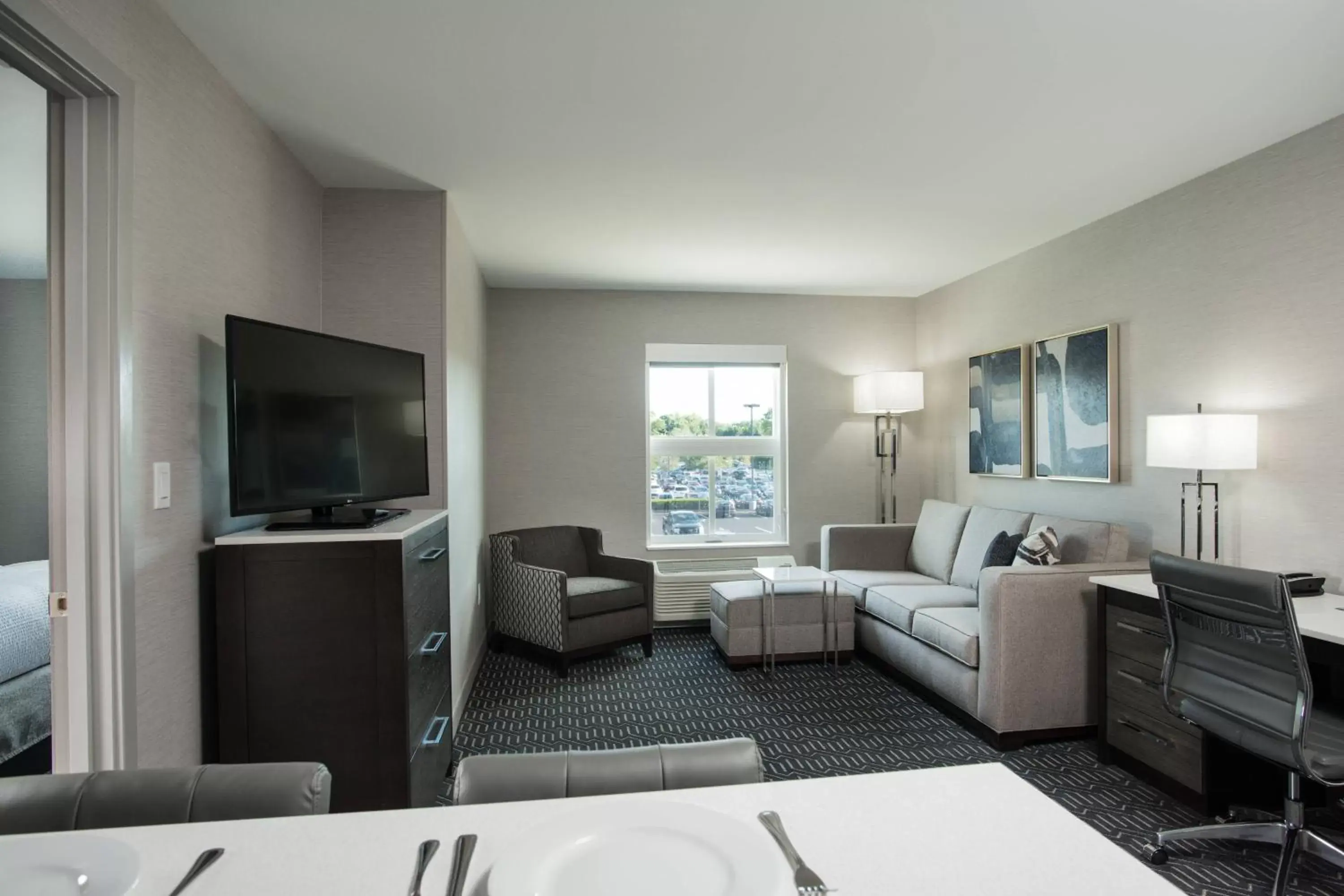 Living room, Seating Area in Residence Inn by Marriott Boston Concord