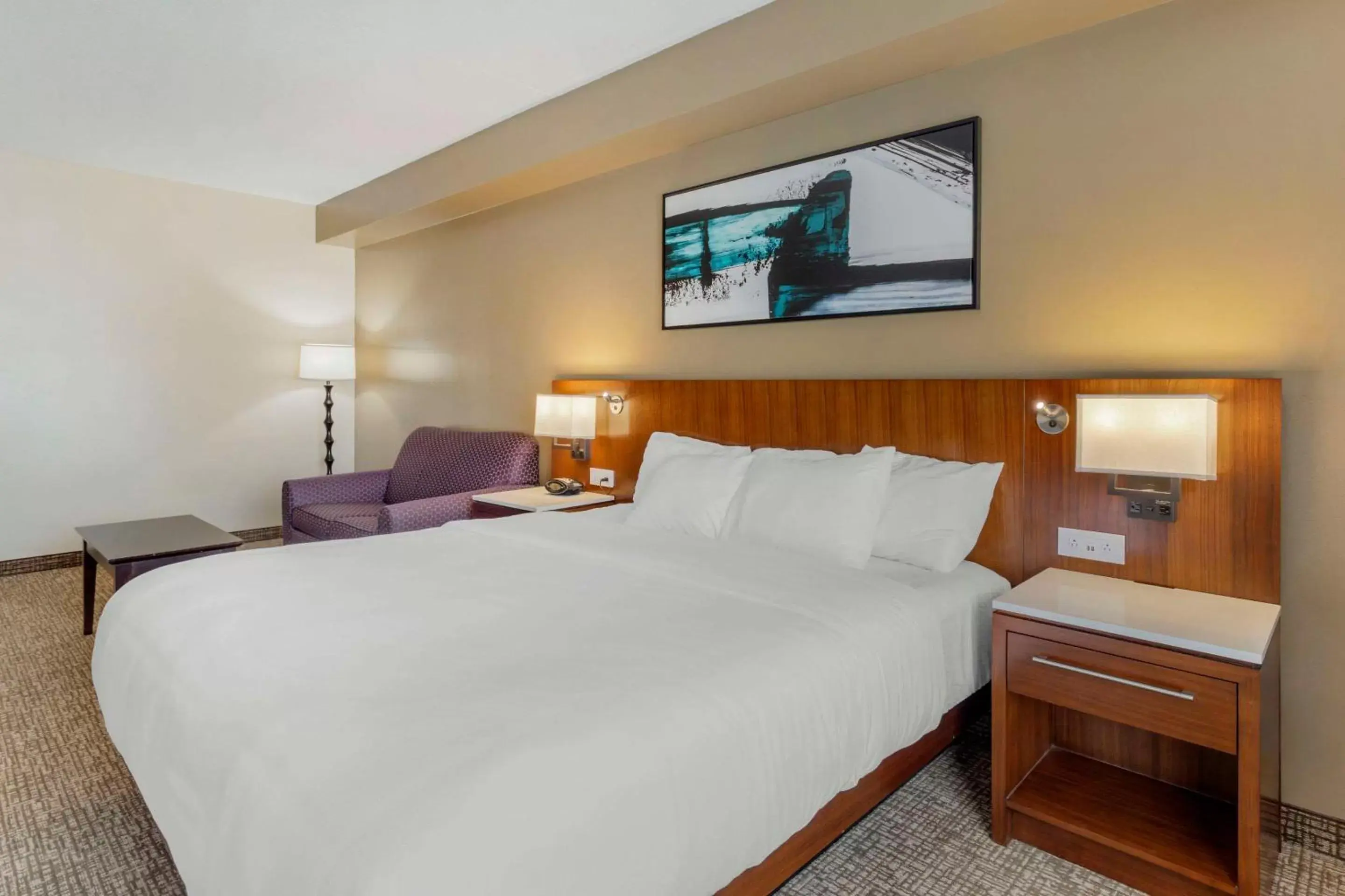Bedroom, Bed in Comfort Suites East Knoxville