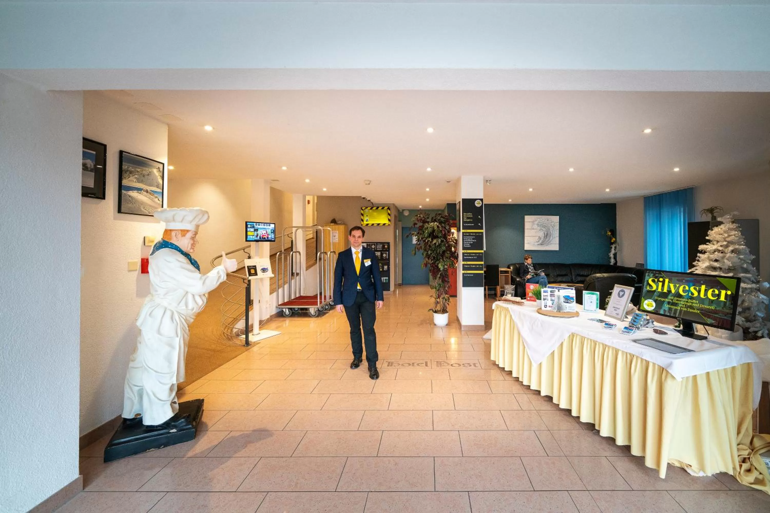Lobby or reception in Hotel Post