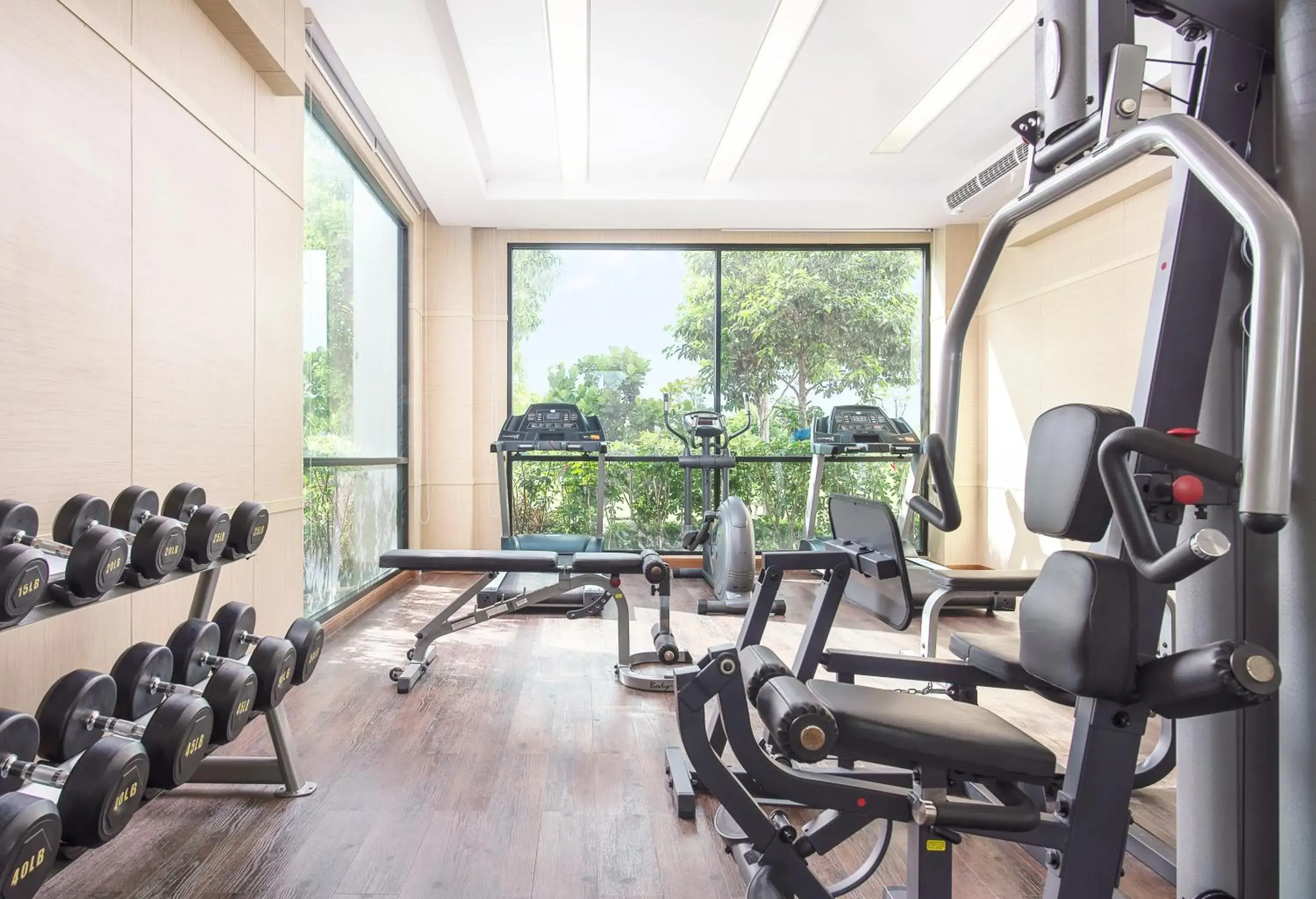 Fitness centre/facilities in Mida Grande Hotel Dhavaravati Nakhon Pathom - SHA PLUS Fitness centre/facilities in Mida Grande Hotel Dhavaravati Nakhon Pathom - SHA PLUS