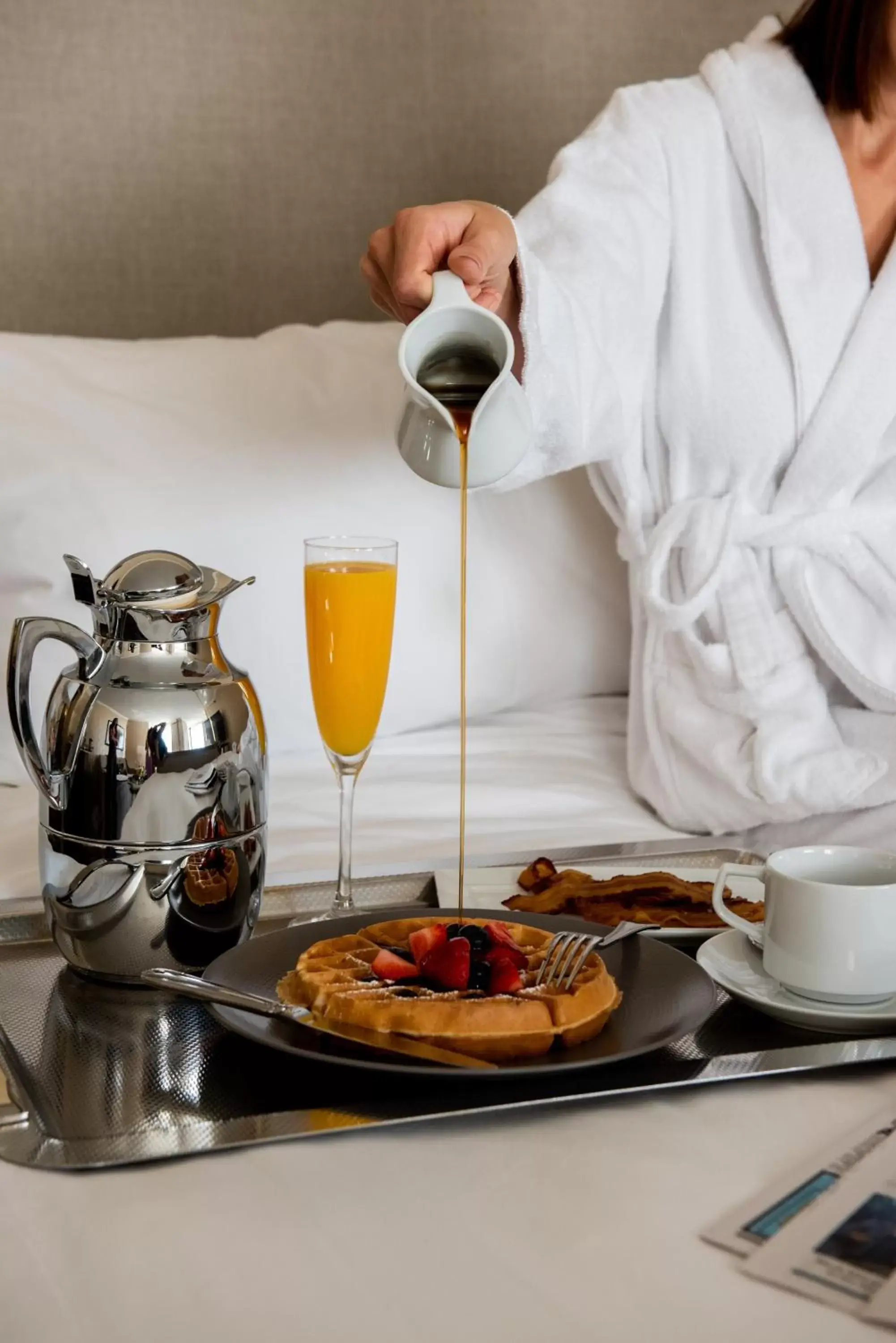 American breakfast in The Rittenhouse Hotel