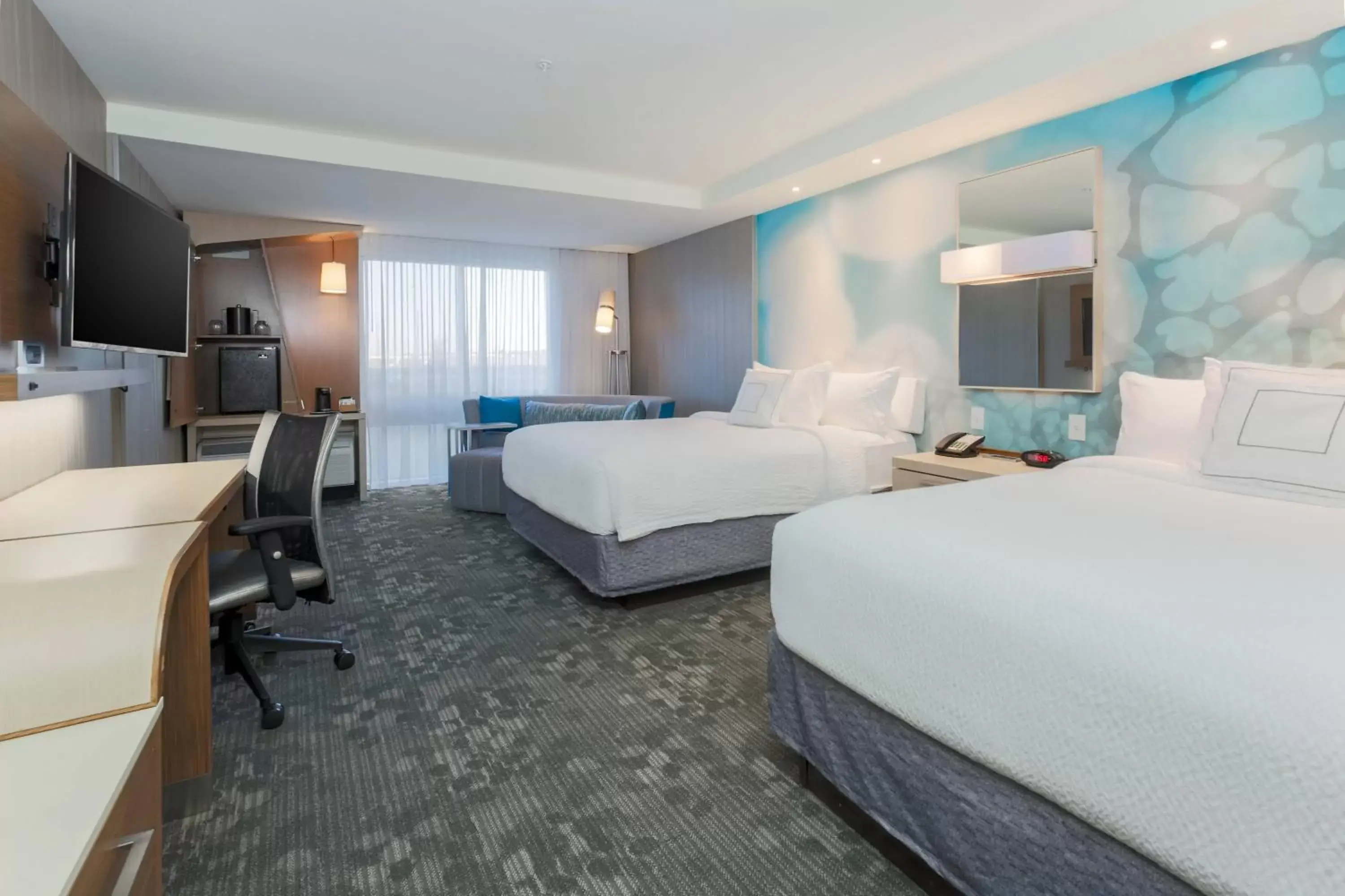 Photo of the whole room, Bed in Courtyard by Marriott Dallas Midlothian at Midlothian Conference Center