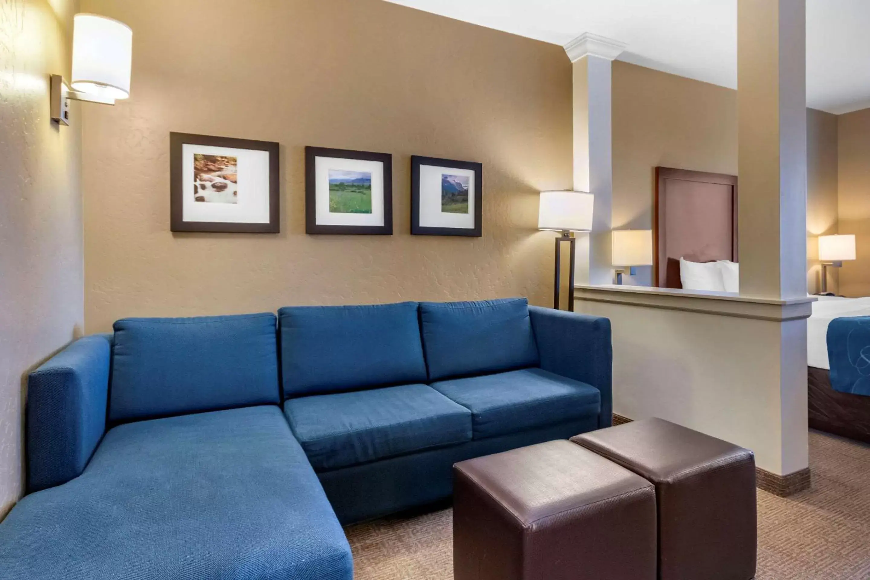 Photo of the whole room, Seating Area in Comfort Suites Airport-University