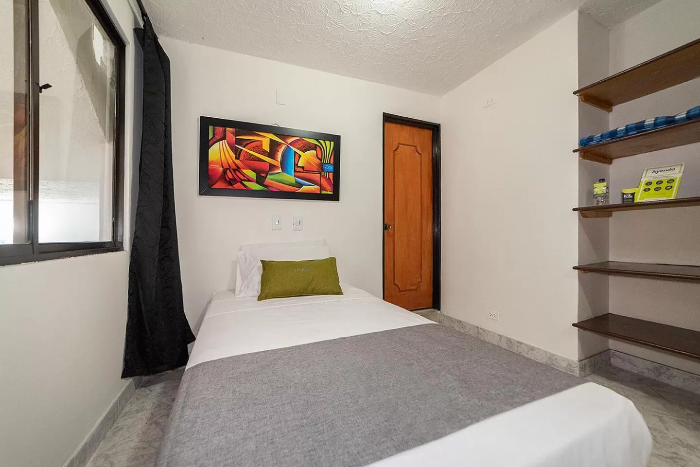 Bed in Hotel Balcones del Estadio