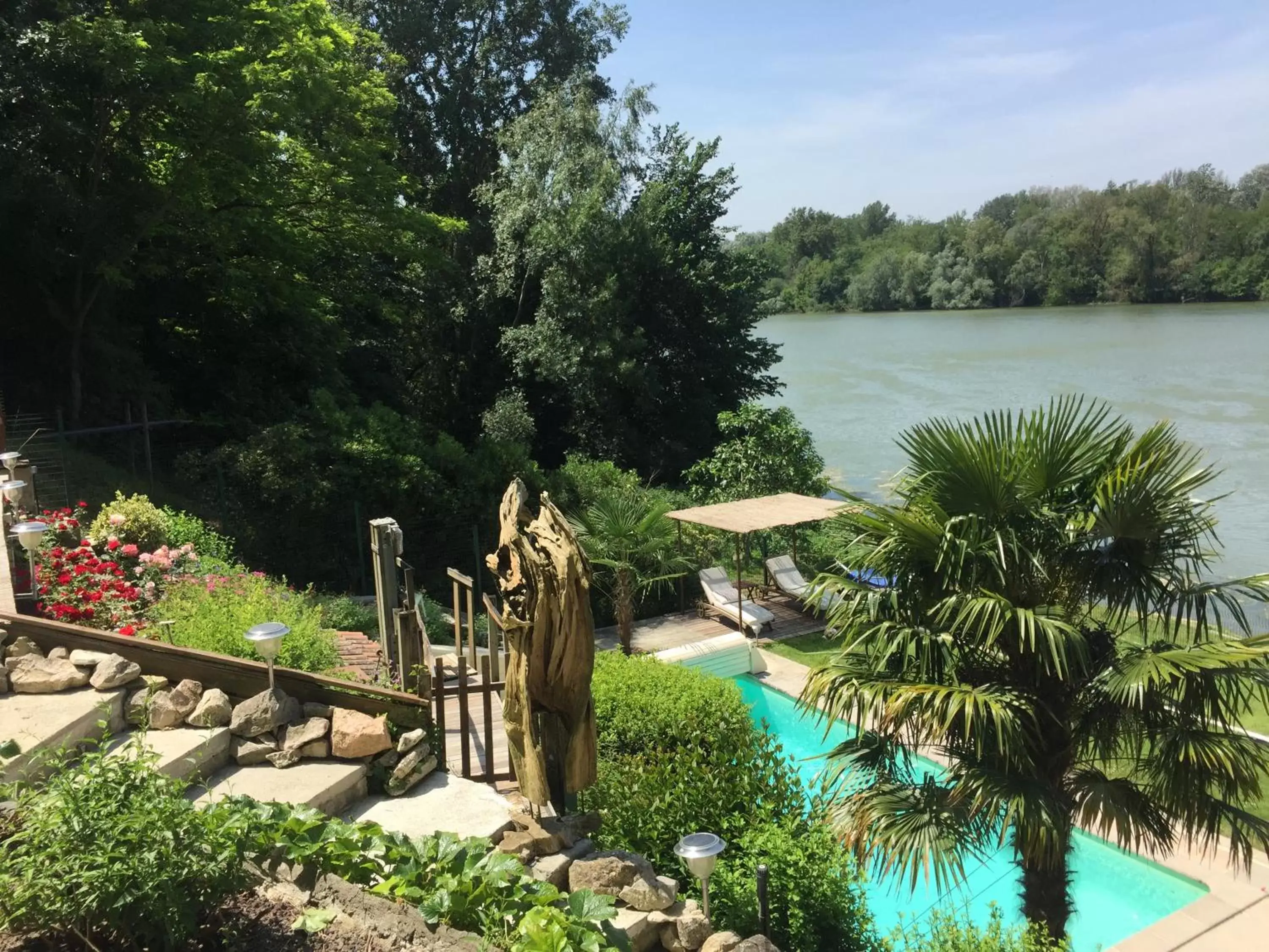 River view, Pool View in B&B Garonnella