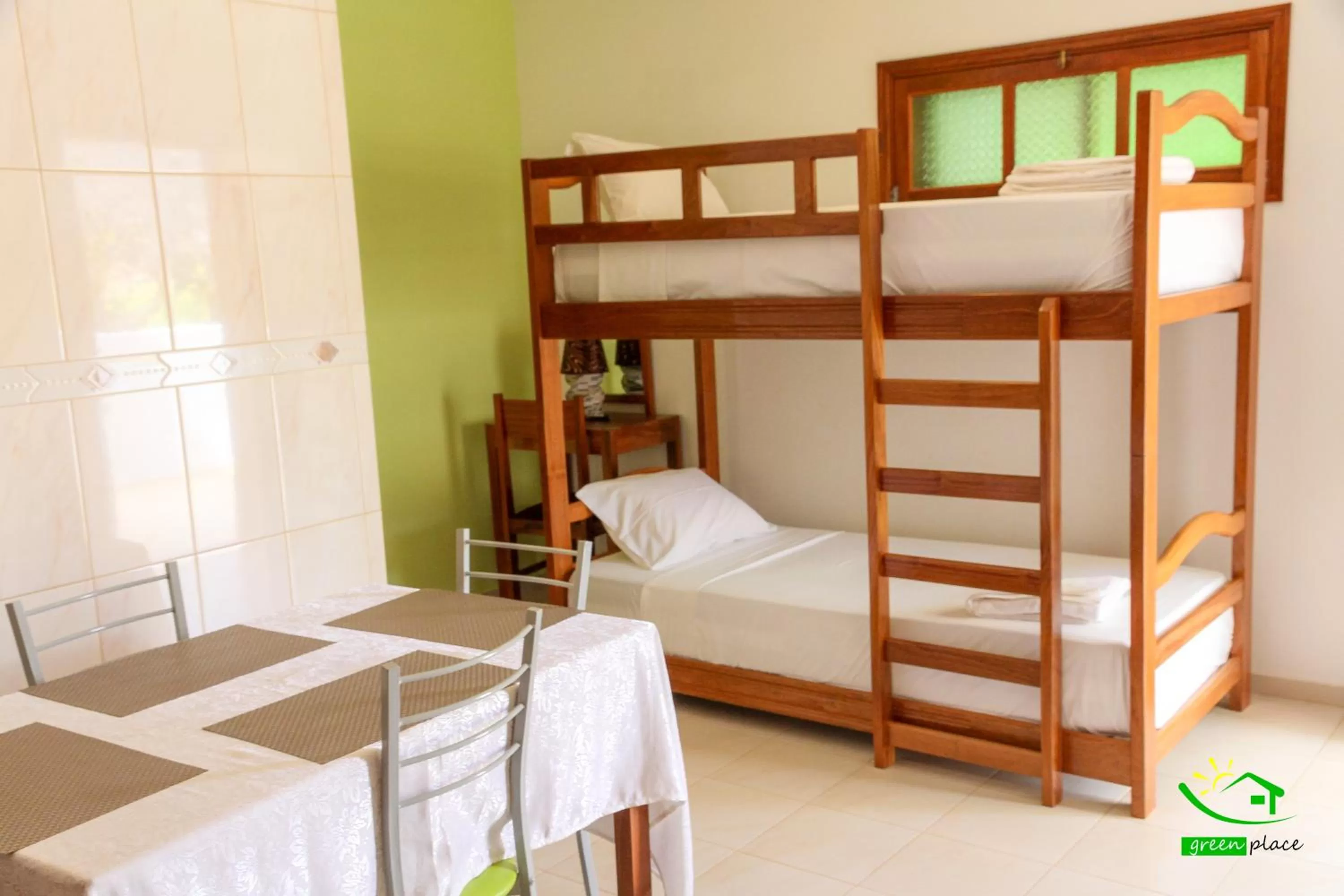 Bed in Pousada Green Place