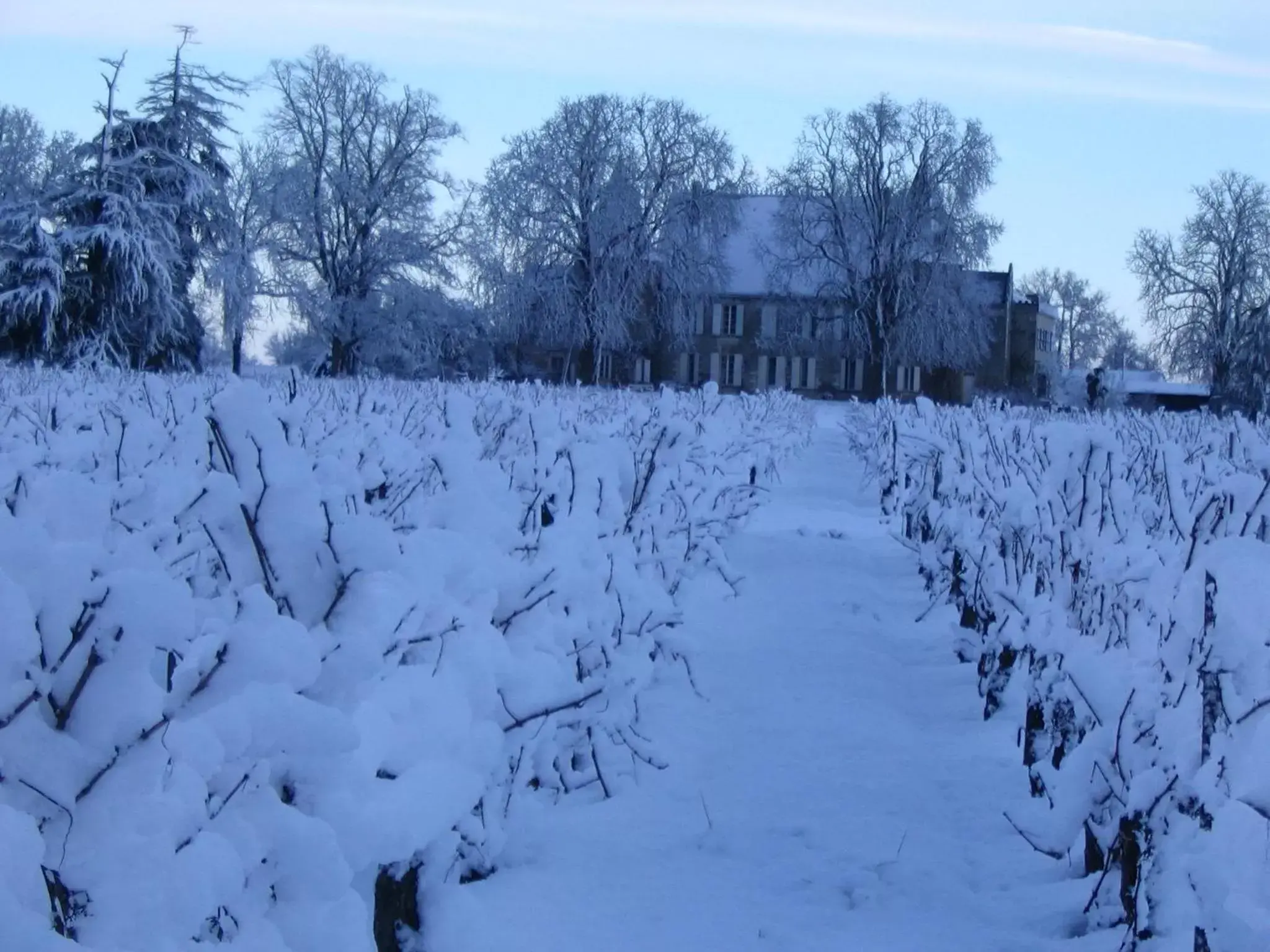 View (from property/room), Winter in La chambre de la Tour